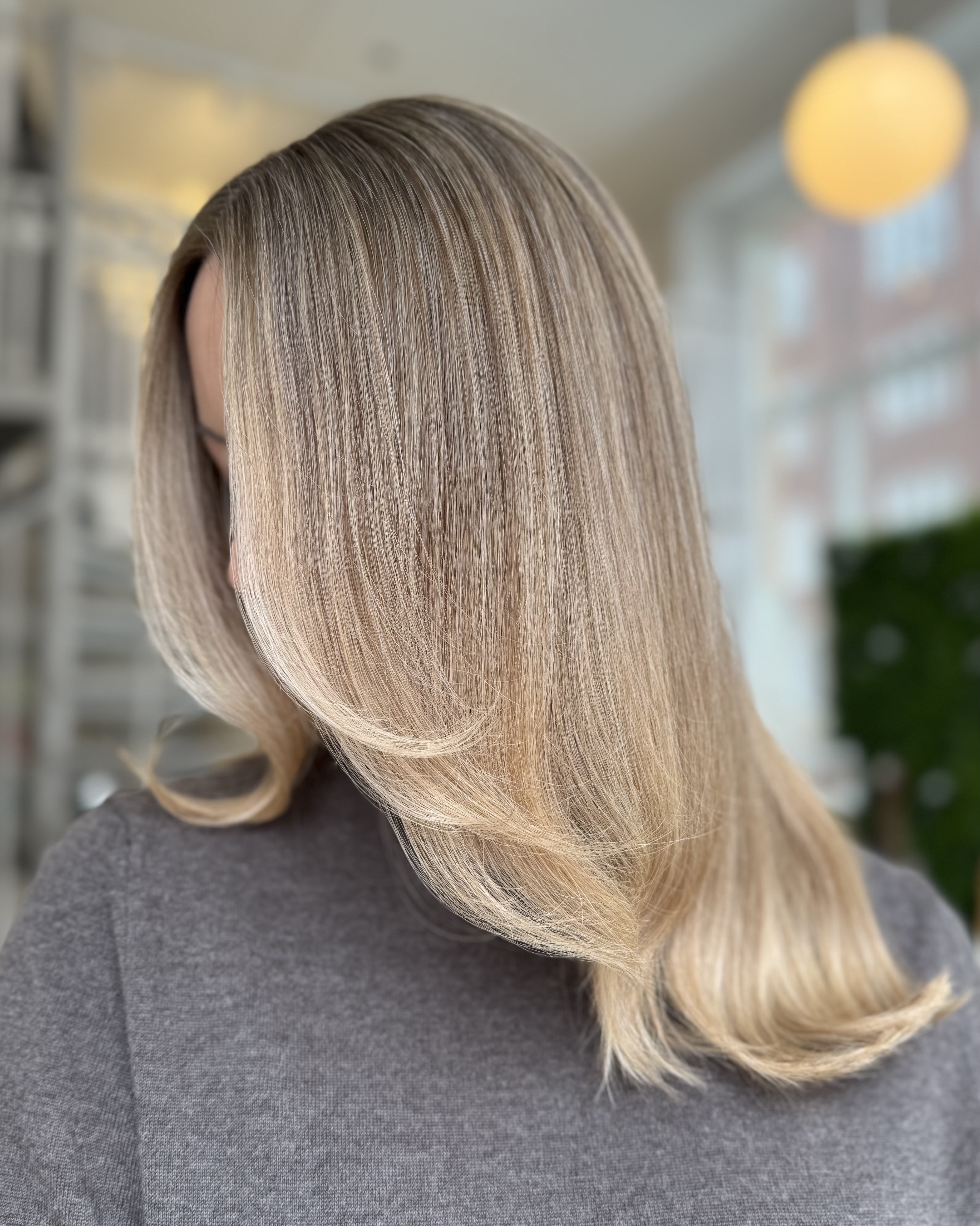 Scandi blonde hair