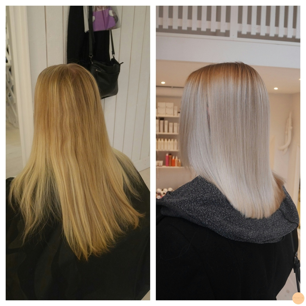 Från långt till kort hår