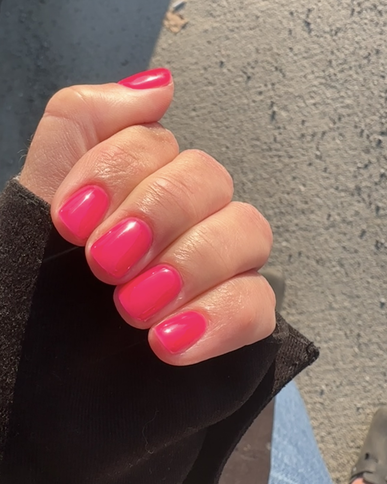 Korta gelpolish naglar