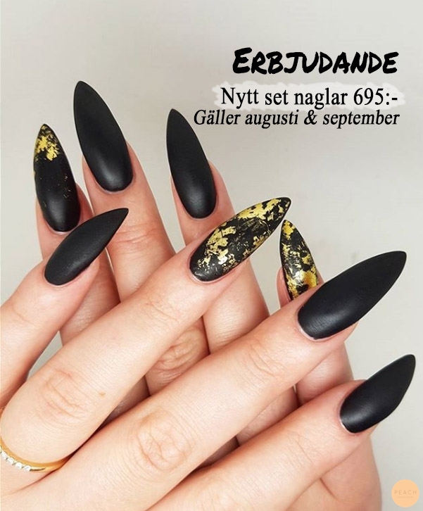 Erbjudande på nytt sett naglar, förlängning eller förstärkning i Stockholm