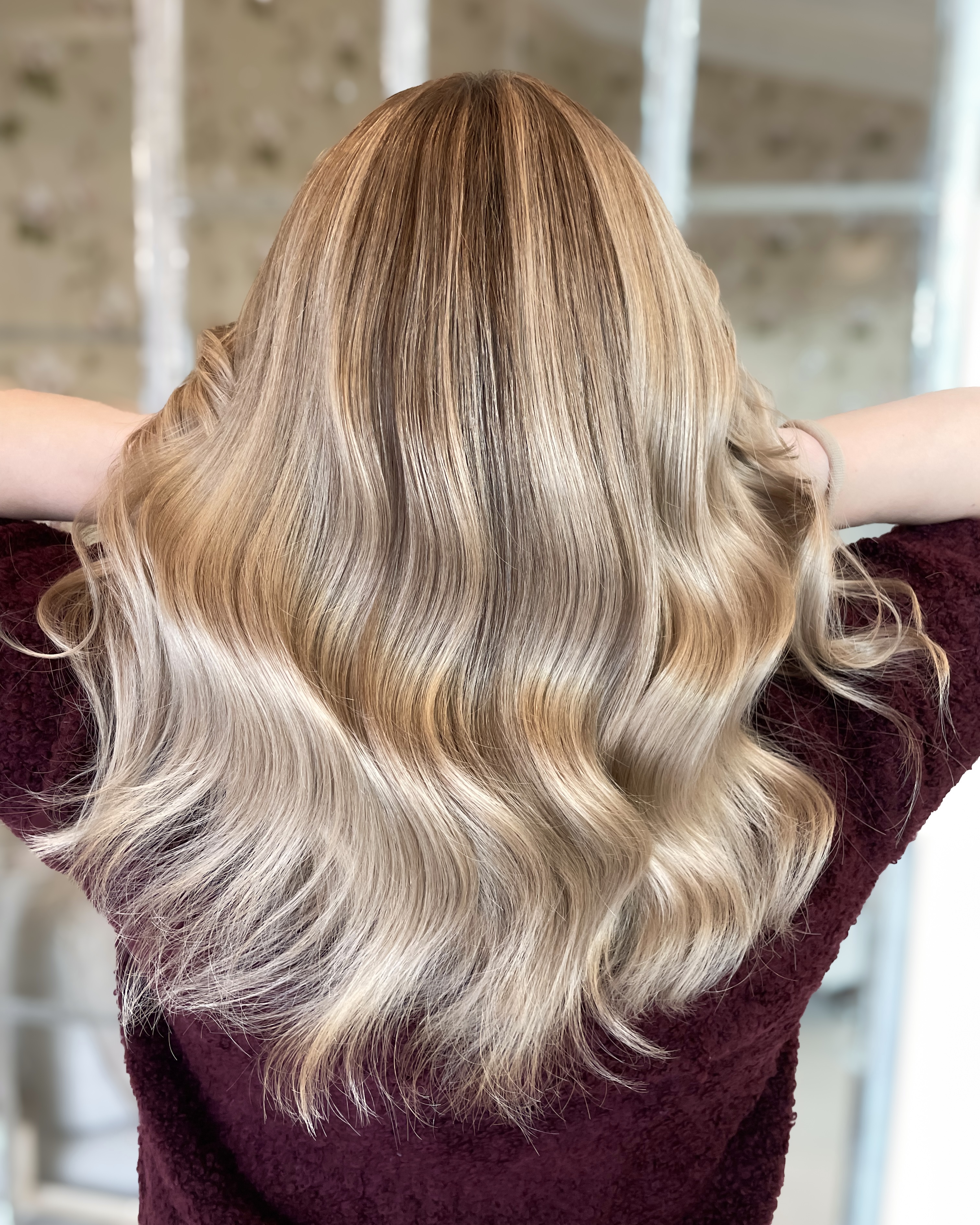 Blonde silky hair 🌟🫶🏼