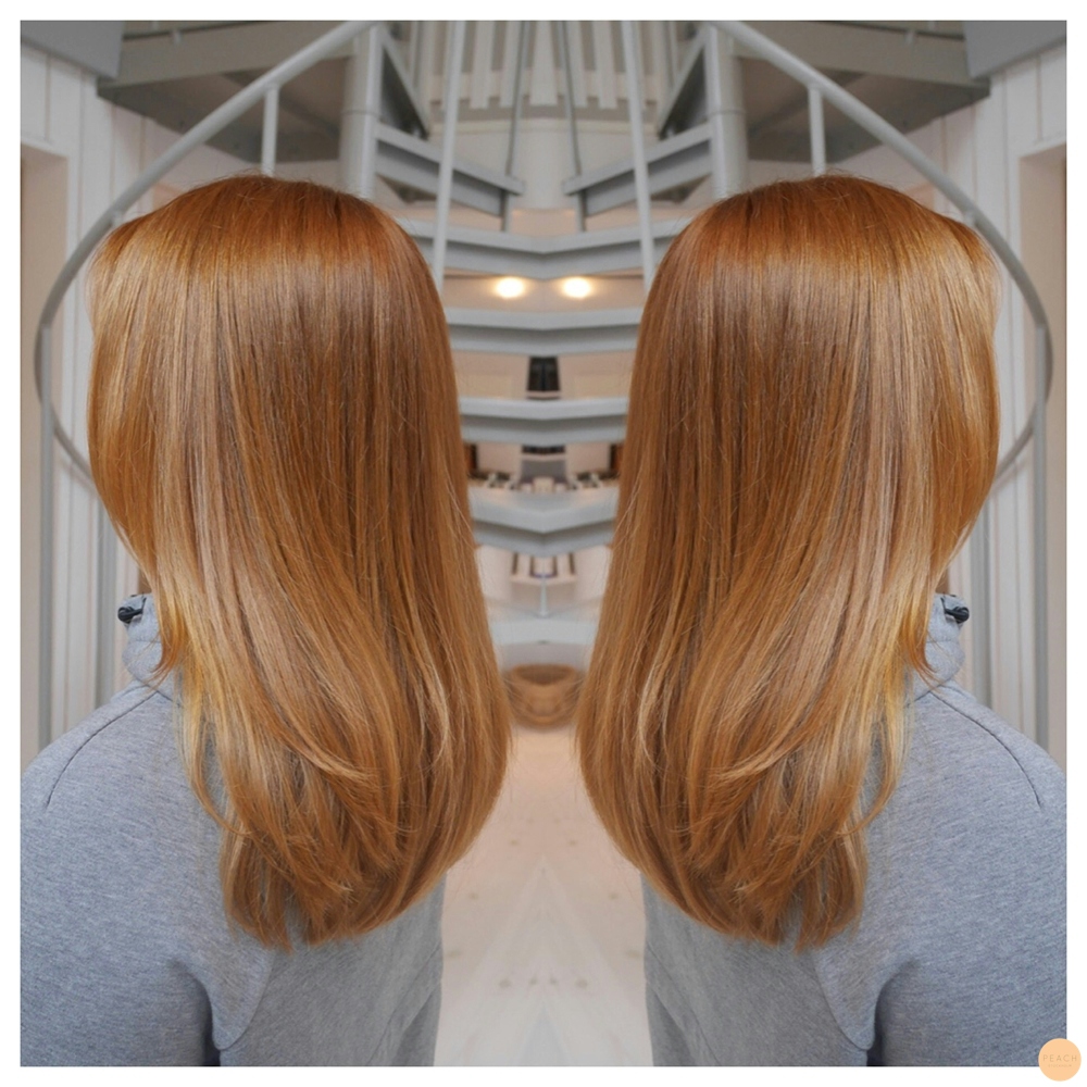 Mörk honungsblond färg