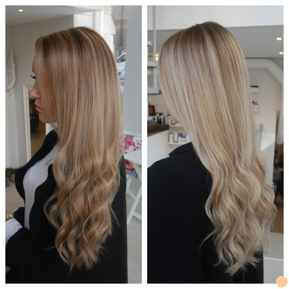 Olika blonda toner i olika ljus