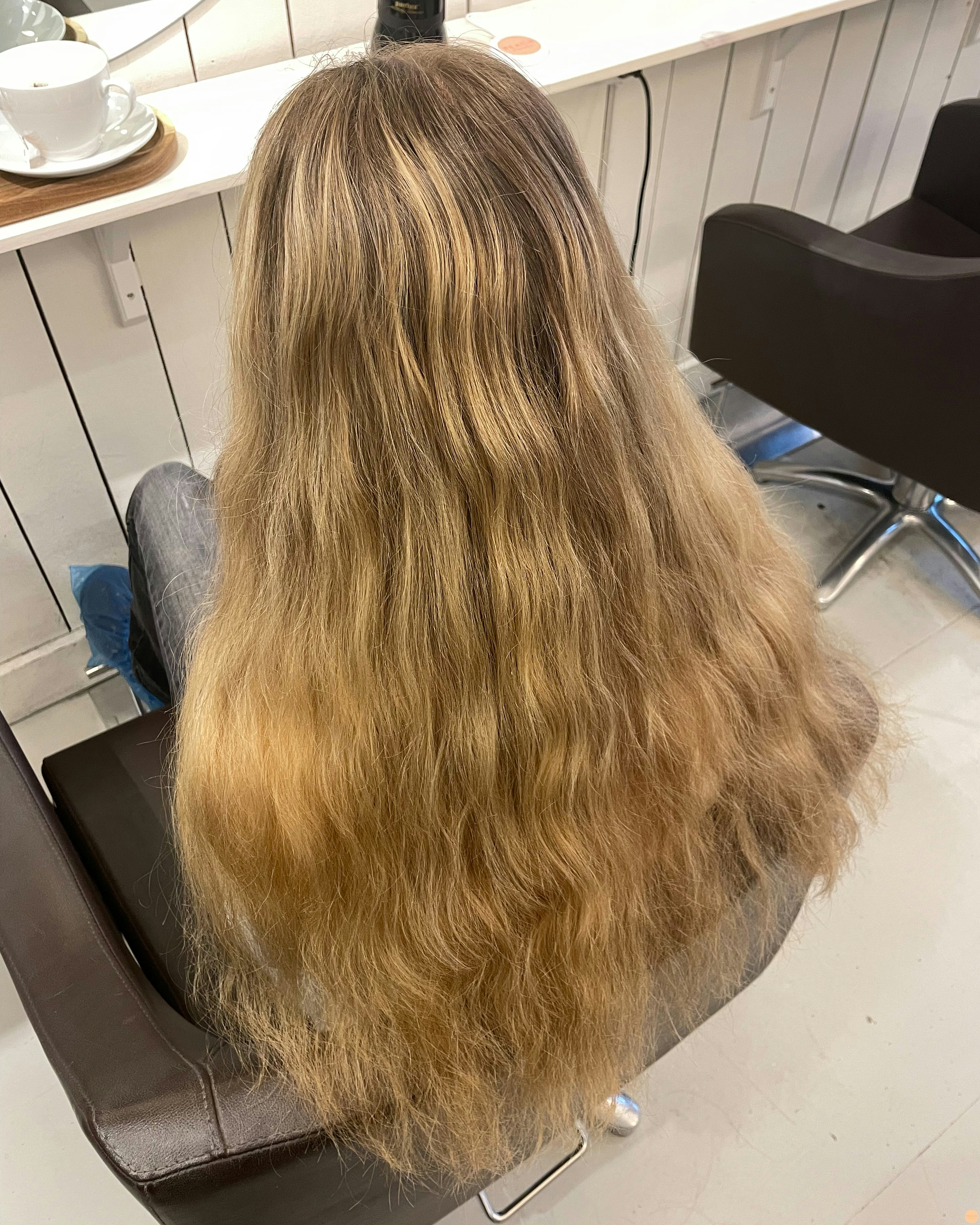 Caramel blonde hair color