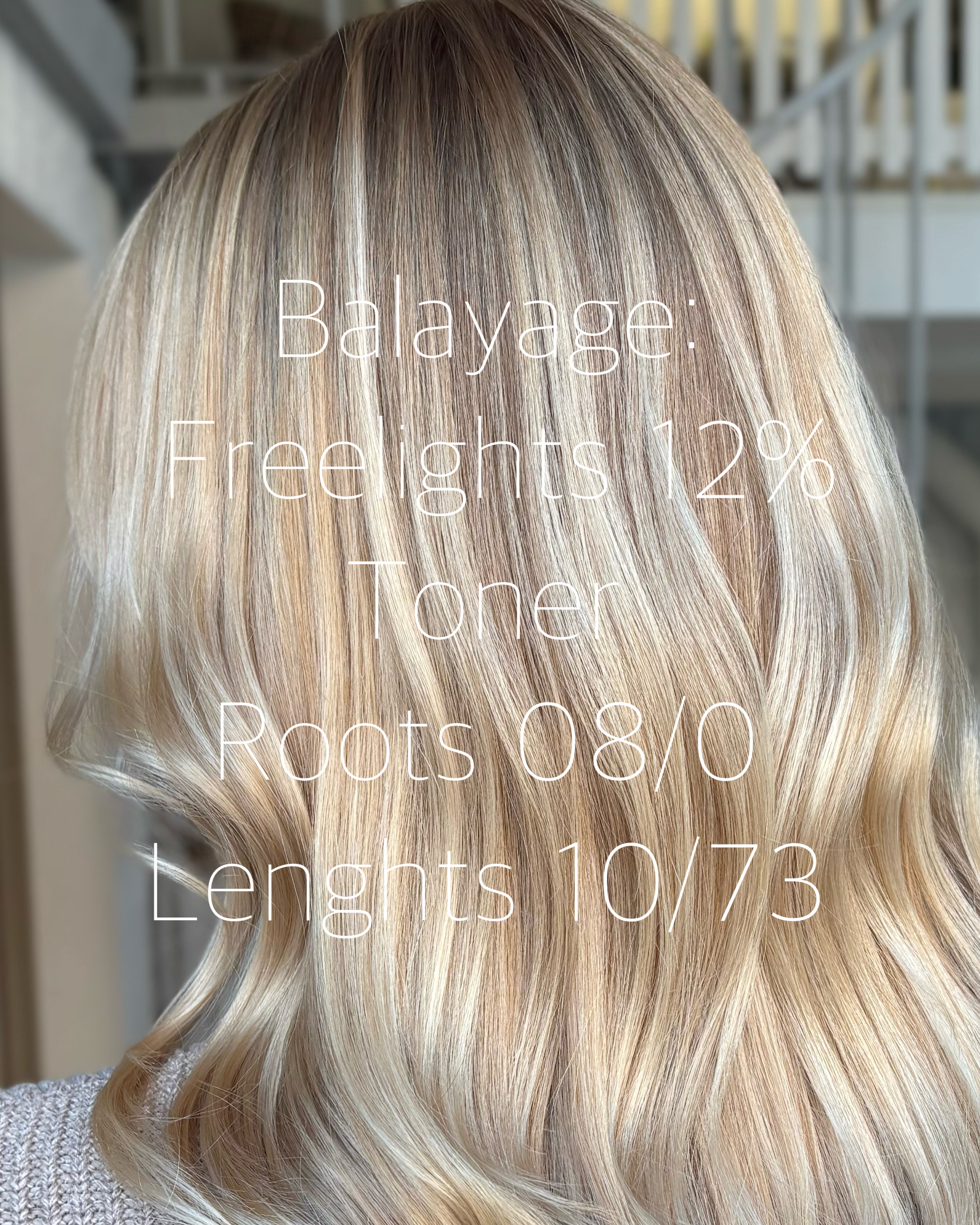 Blond balayage