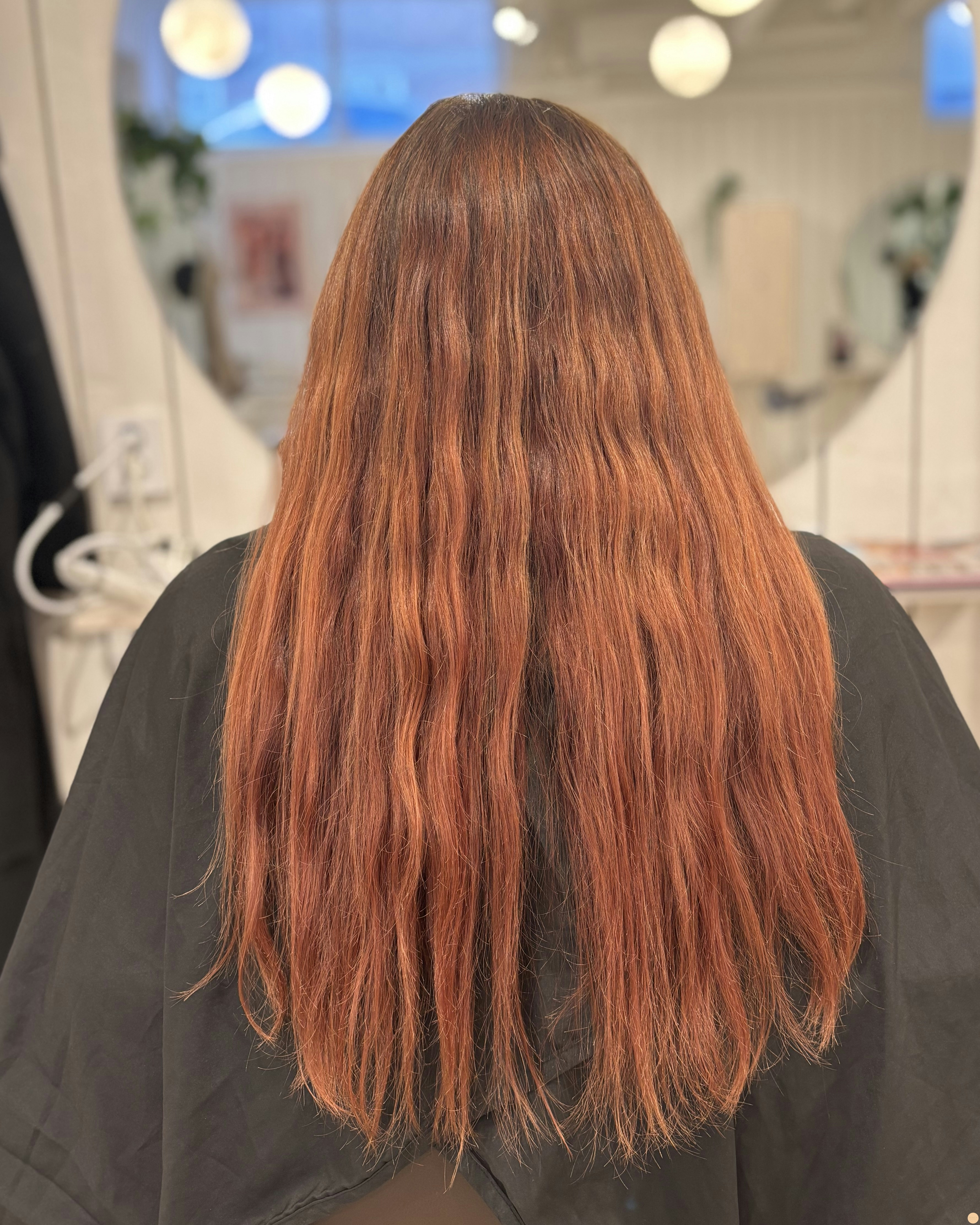 Kall rosé hårfärg