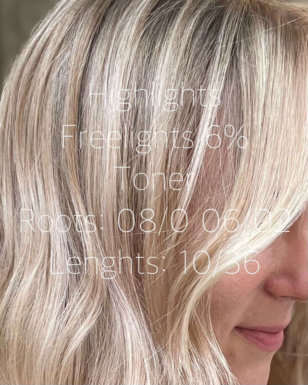 Blond balayage
