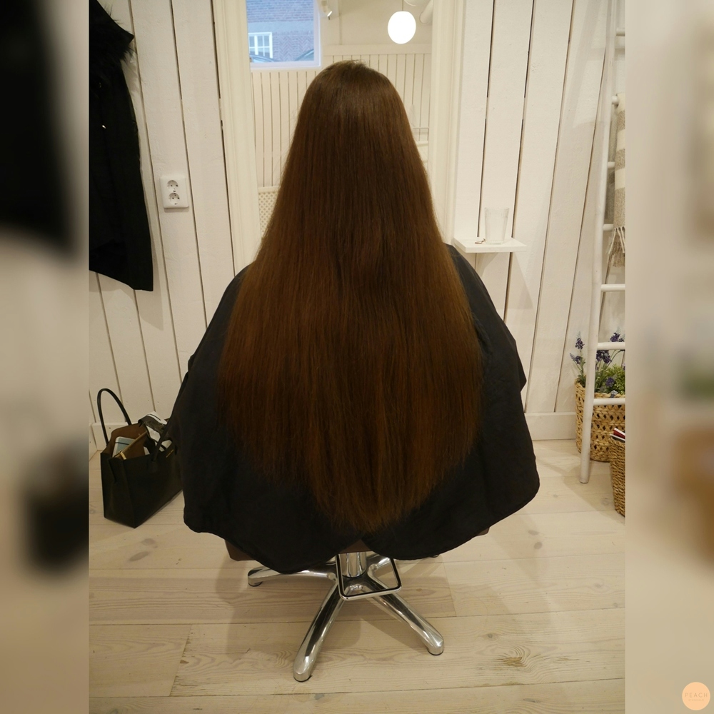 Koppar hårfärg balayage
