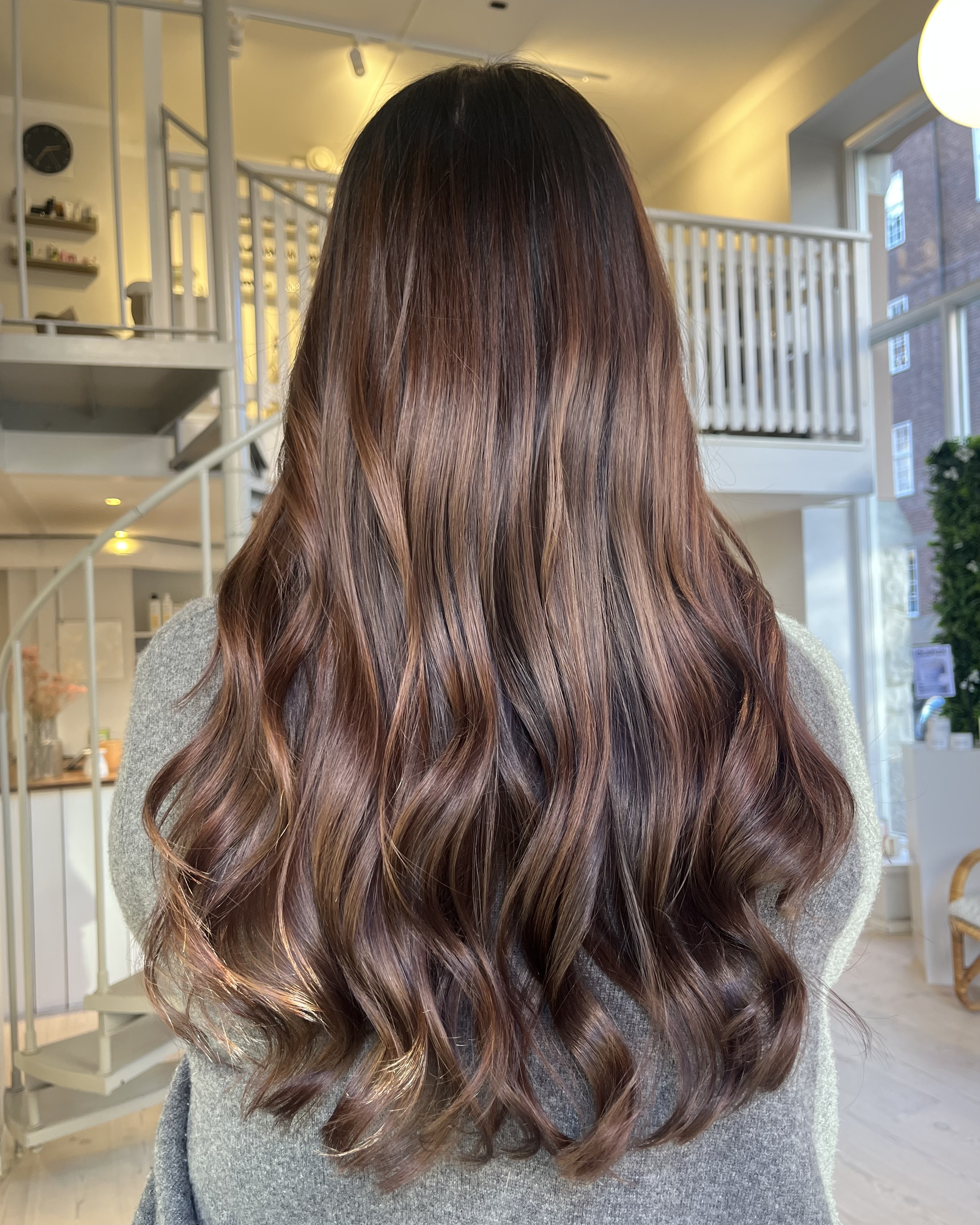 Chokladbrun hårfärg