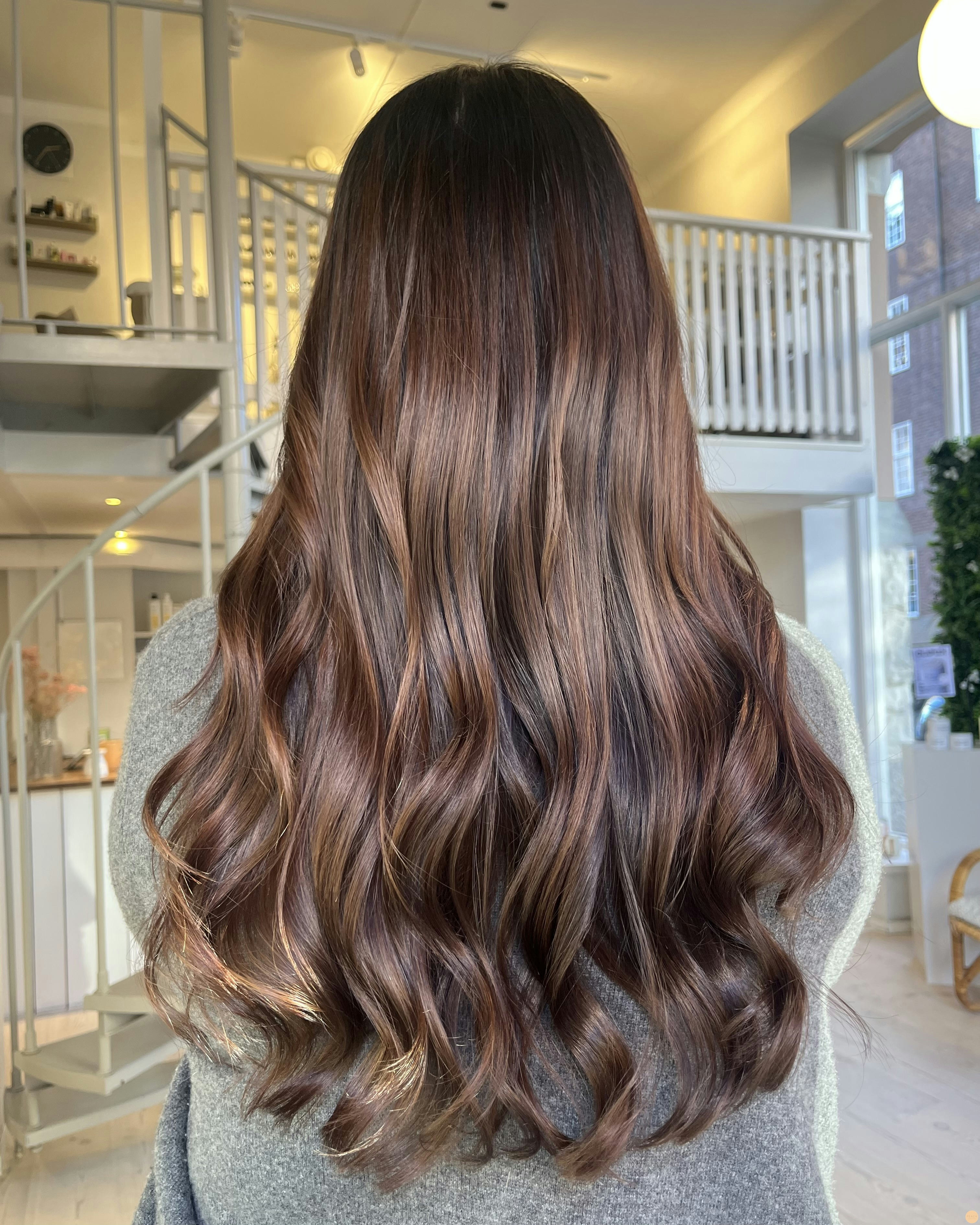 Chokladbrun hårfärg