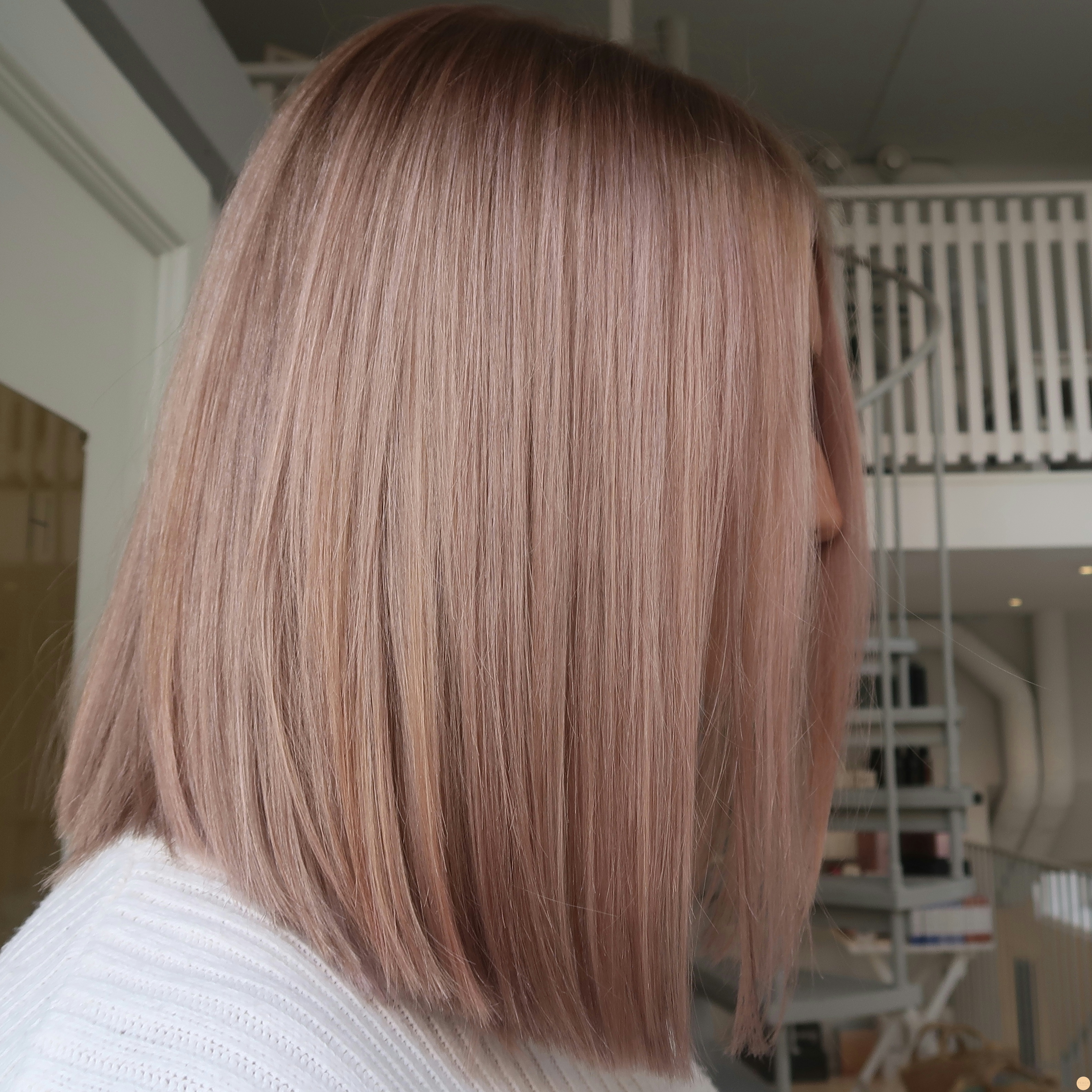 Illumina wella rosa balayage Stockholm