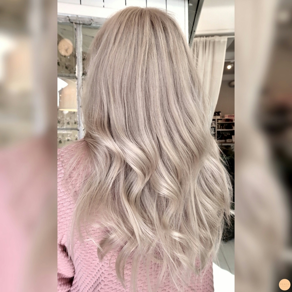 Silver blond hårfärg + tips på toning!