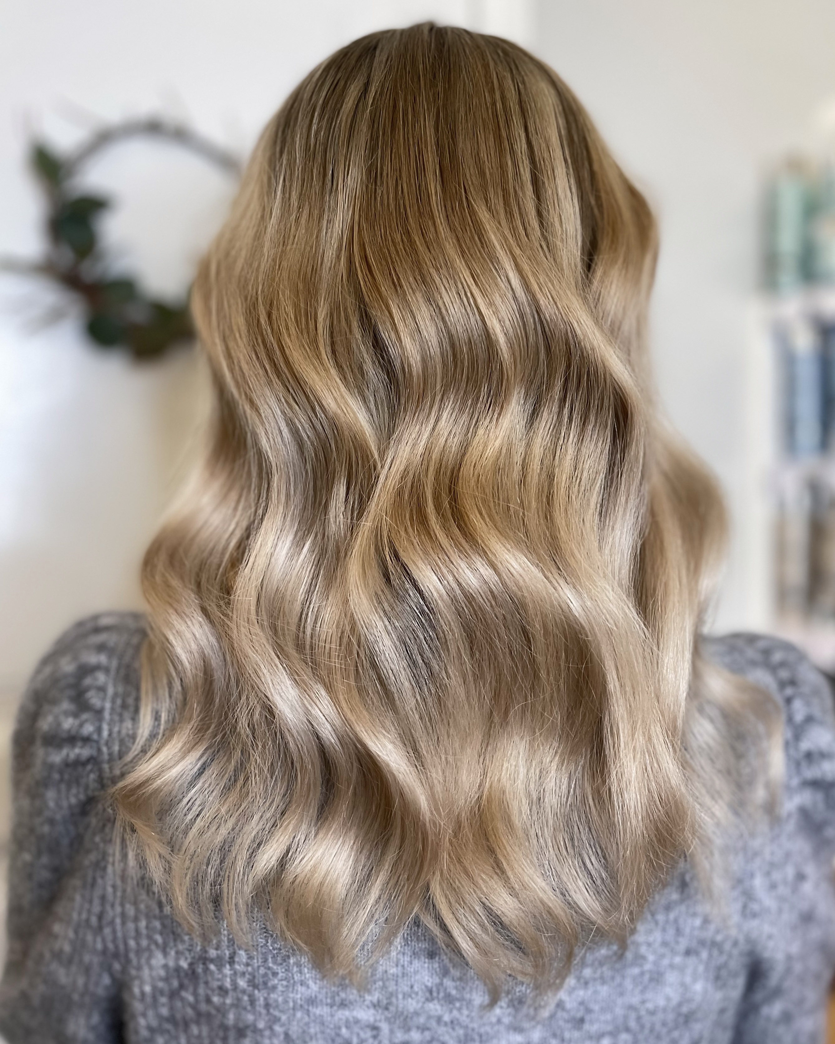 Blekta slingor & en beige nyansering