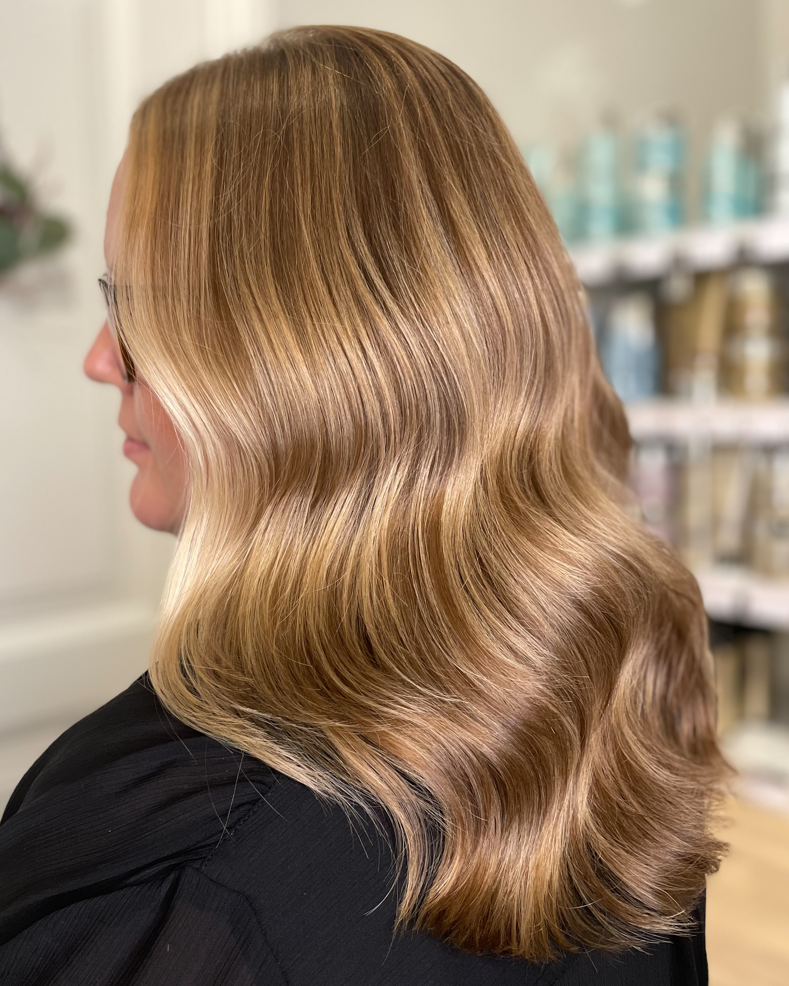 Varmbruna lowlights i håret 🌟🤎