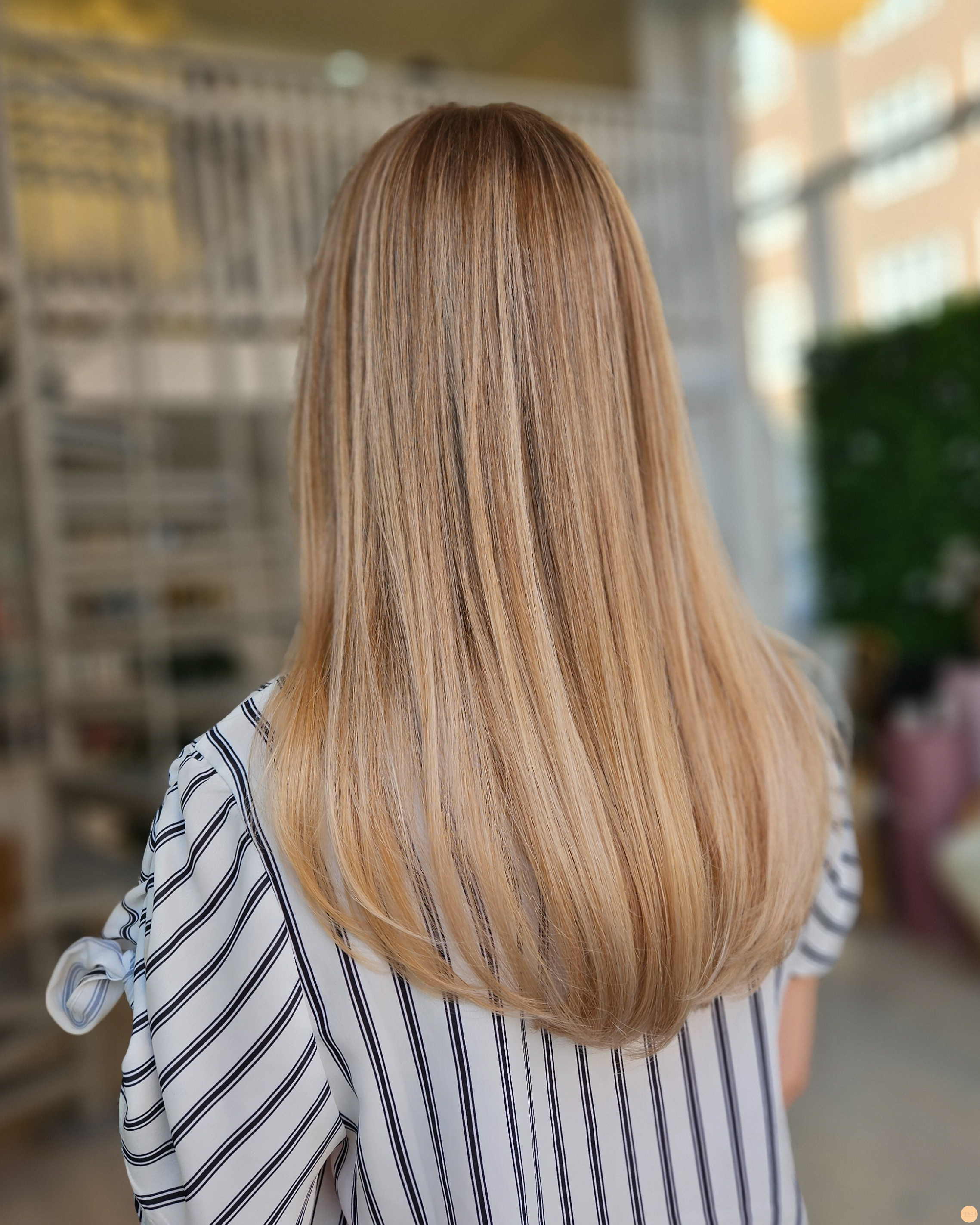 Vanilla golden blonde hair