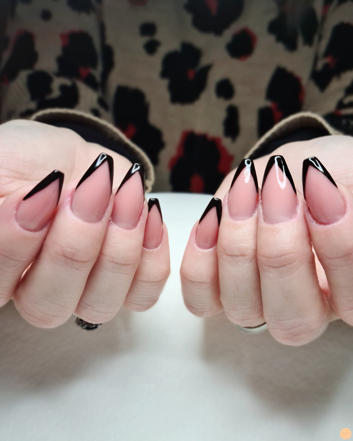 Black french with a twist