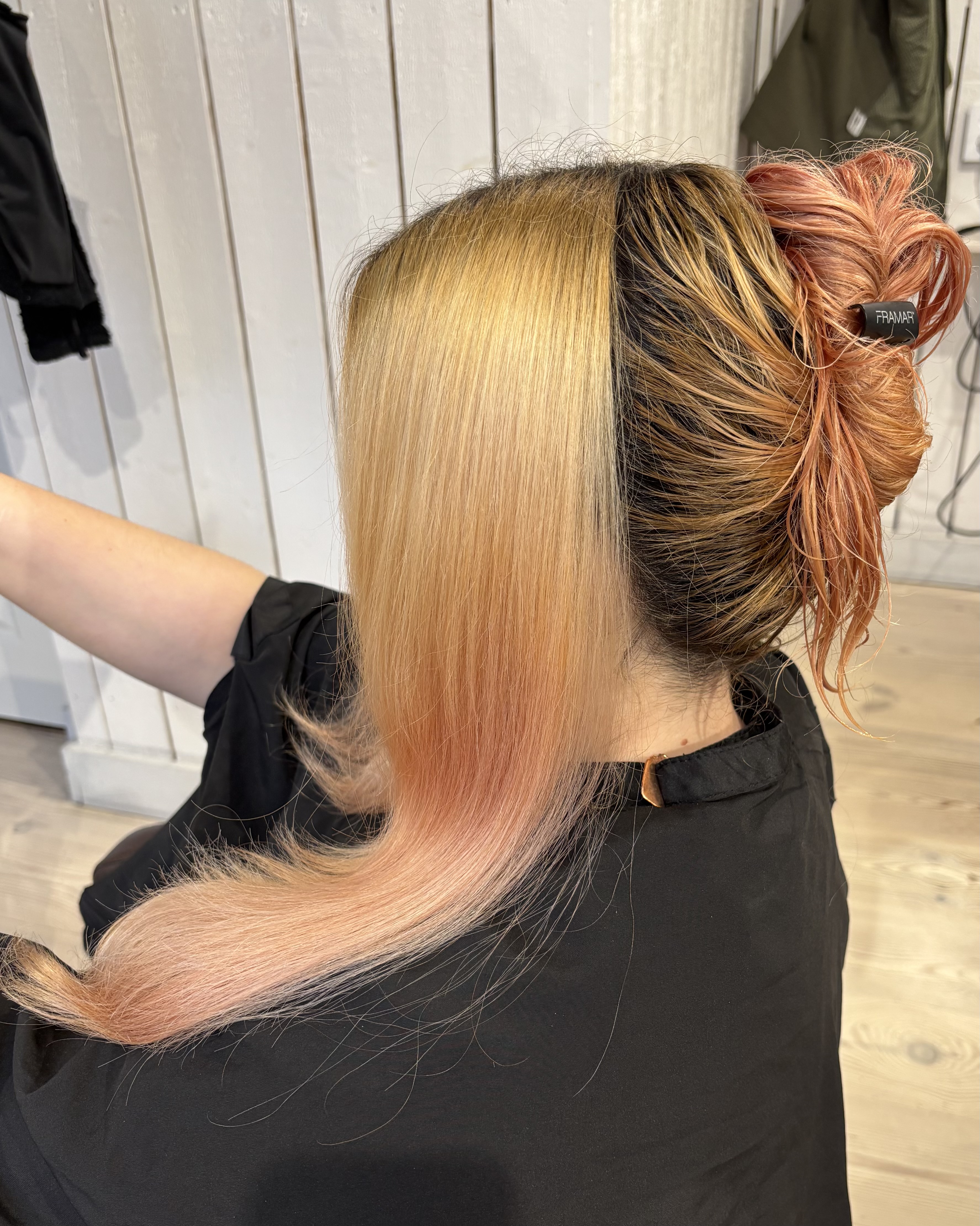 Peach blush hårfärg