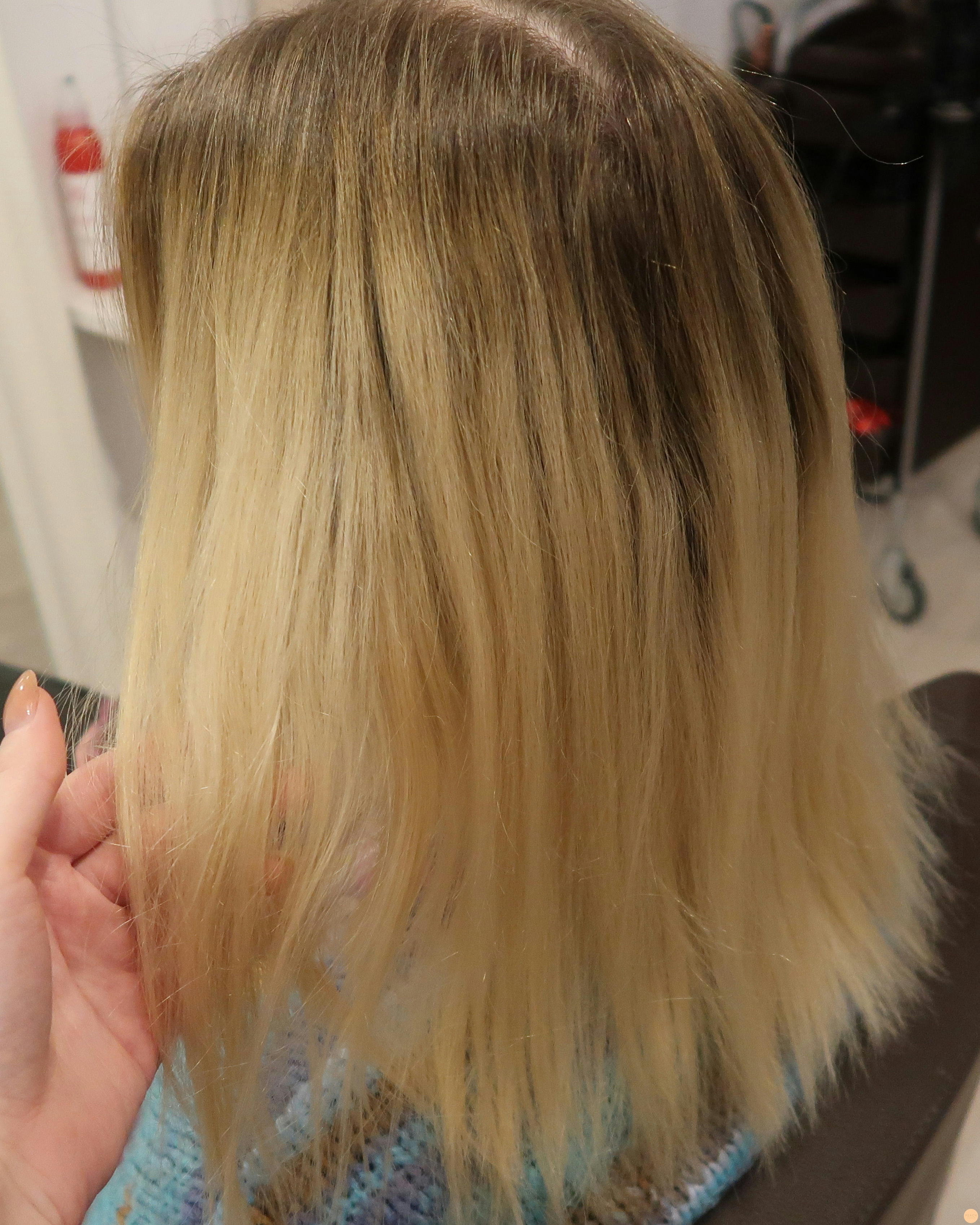 Pastellrosa hårfärg