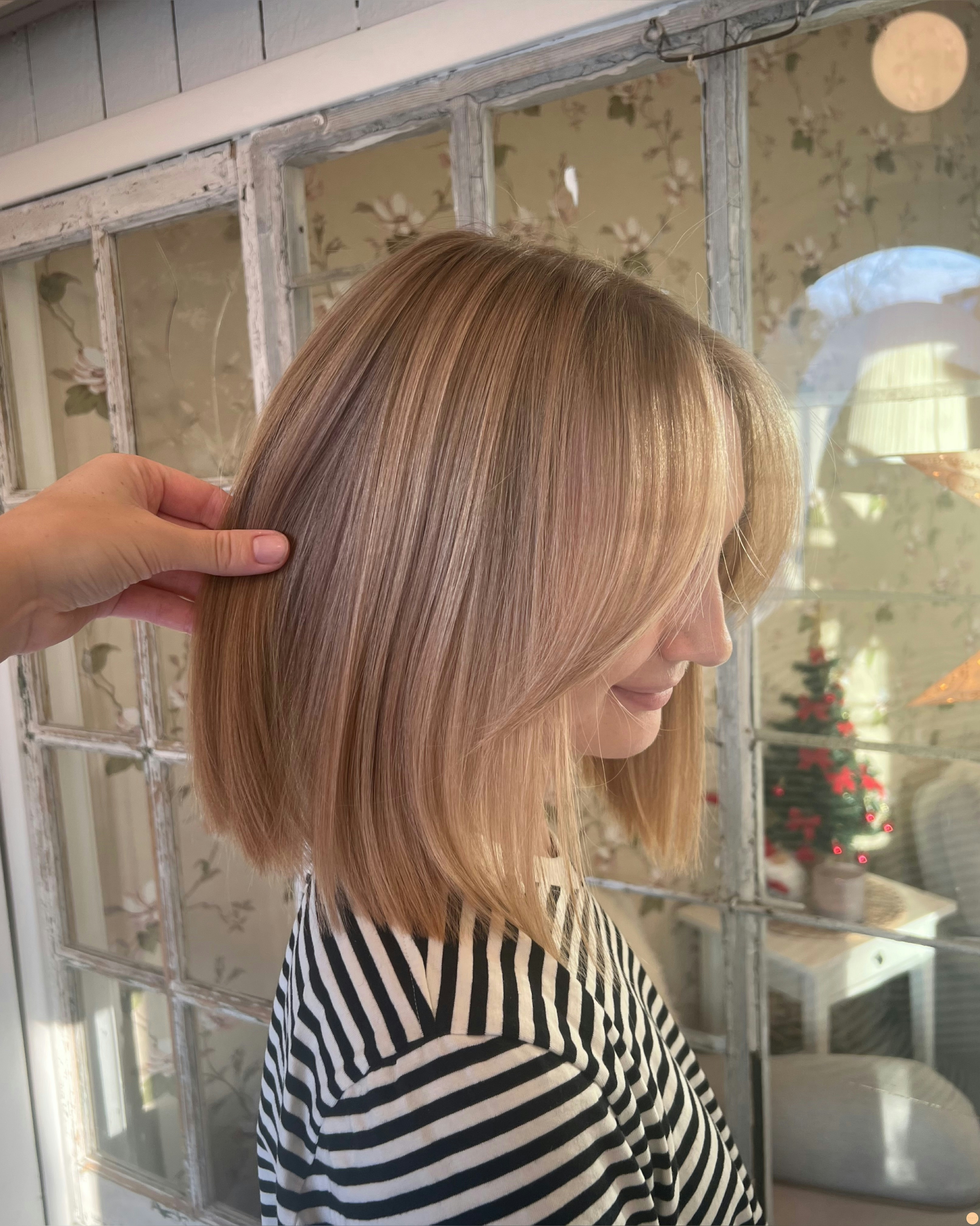 Soft cream beige balayage 🤍🍑