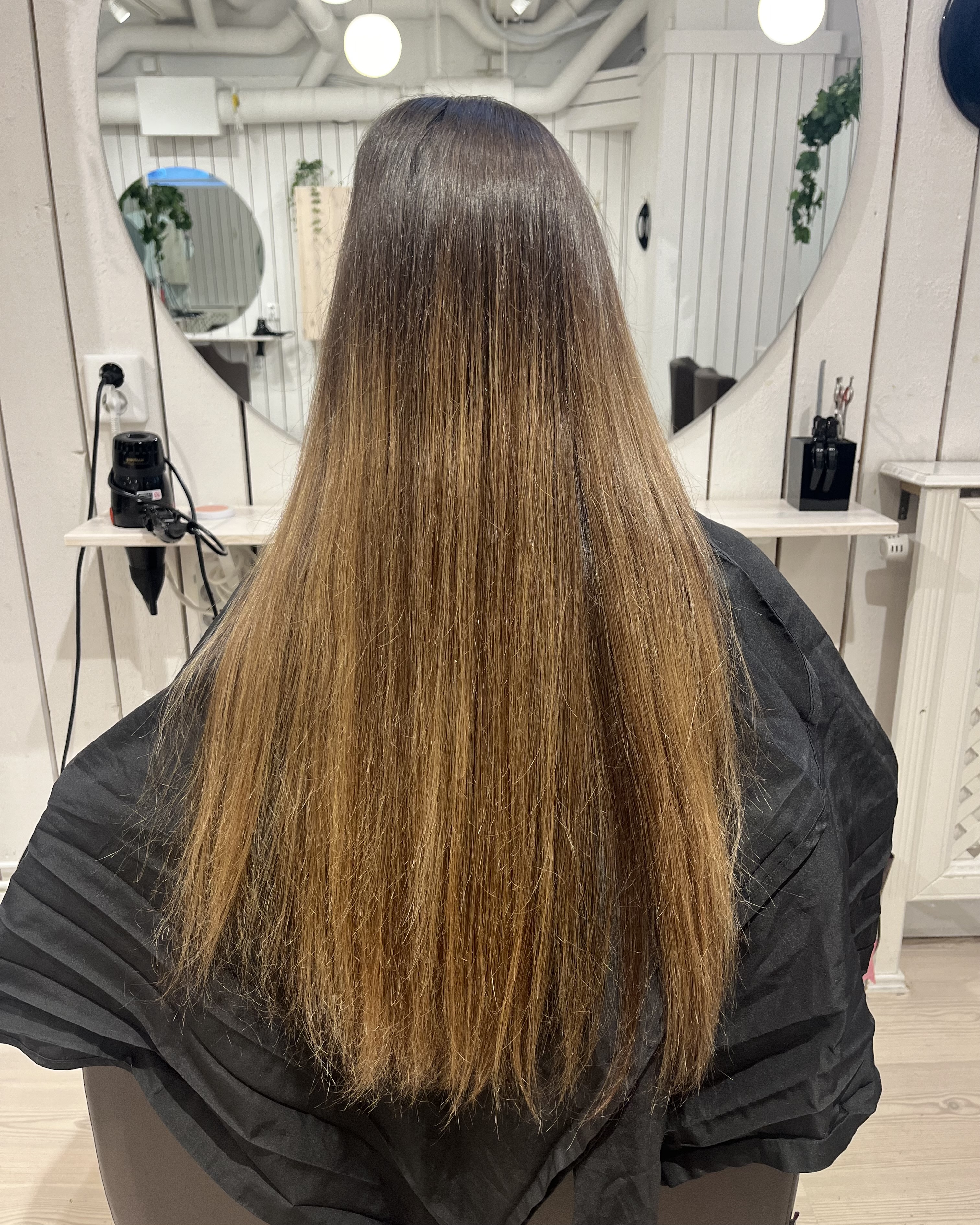 Brown balayage