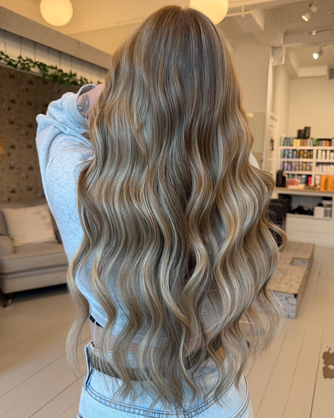 Slingor och fyra paket Richy Hair 50 cm