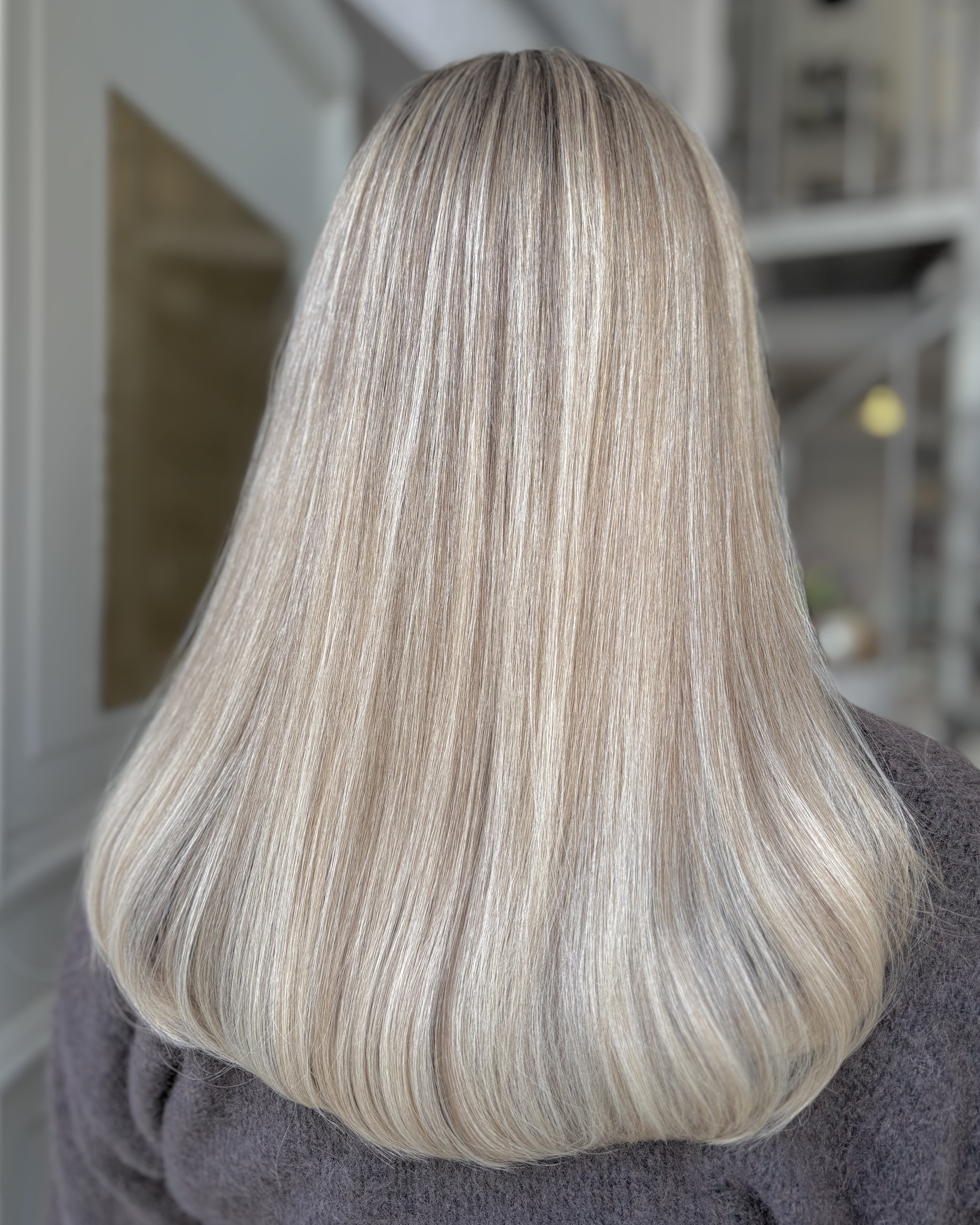 Scandi blonde hair