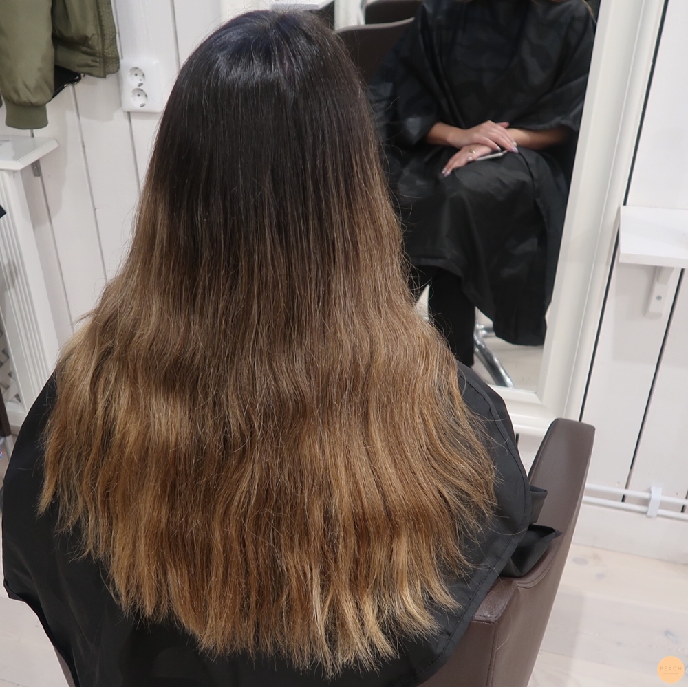 Från varm blond till kall hårfärg