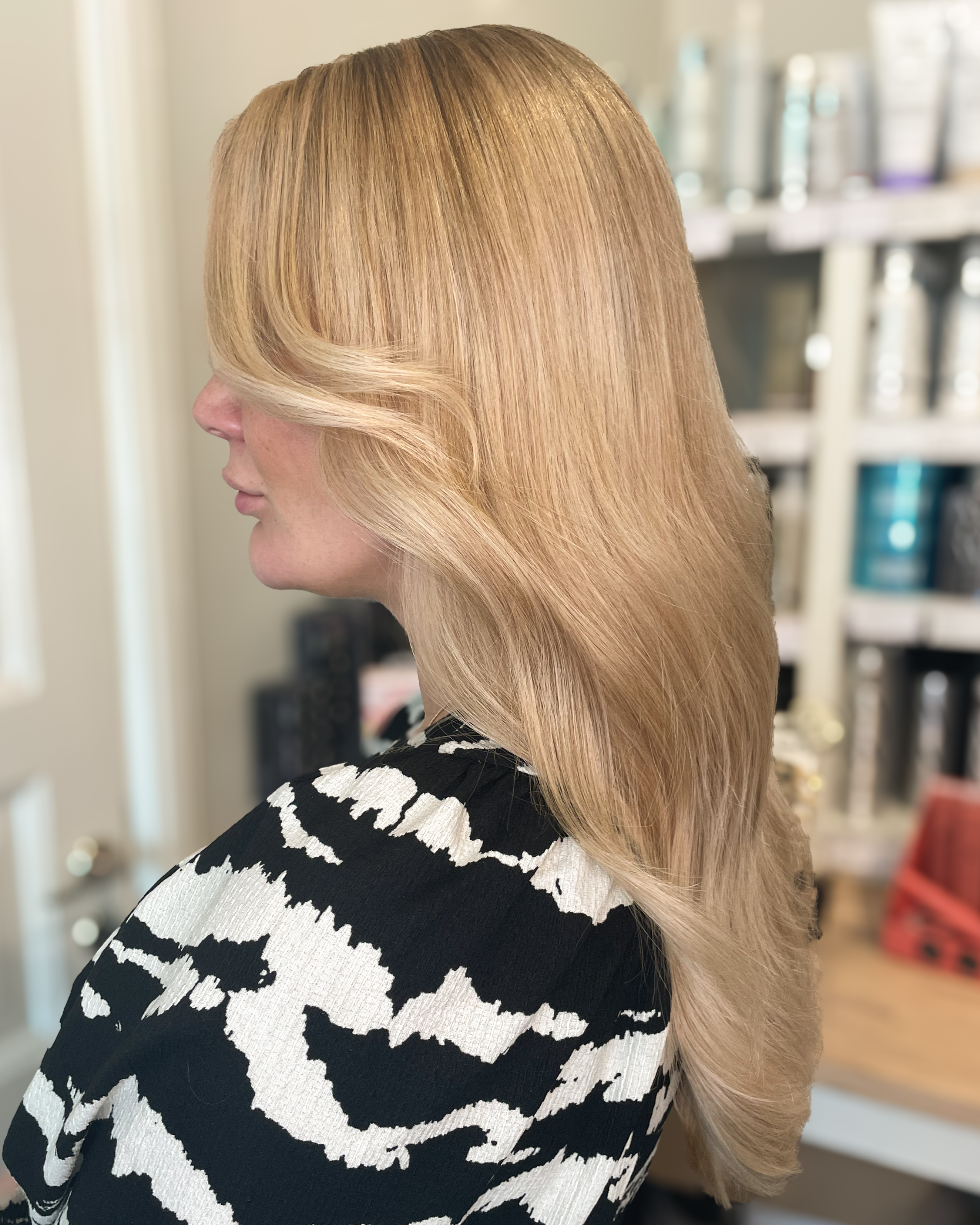 Varm blond hårfärg 🔆🍑