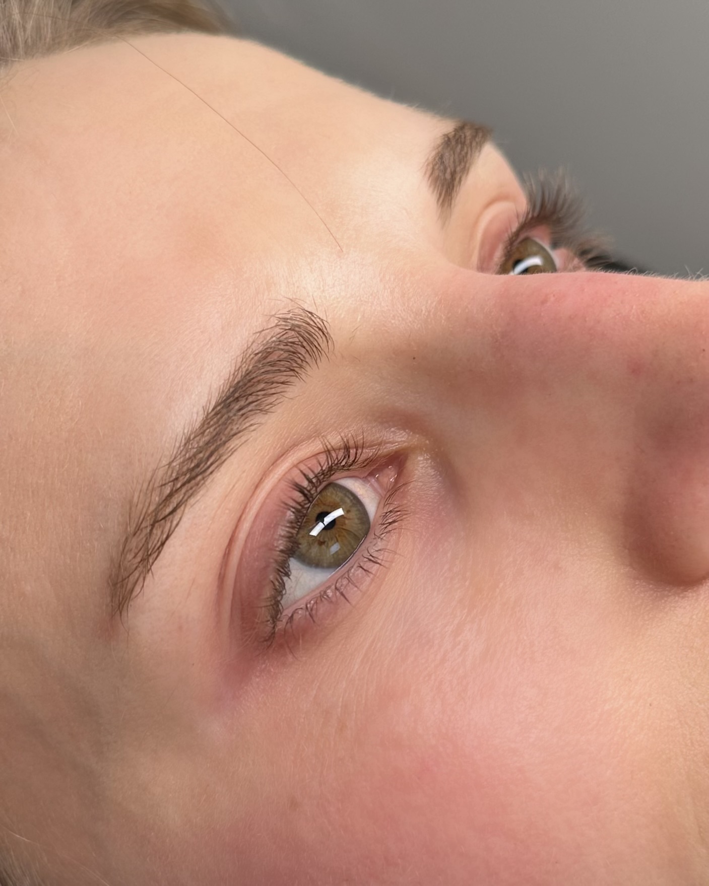 Fransförlängning naturlig look singelfransar