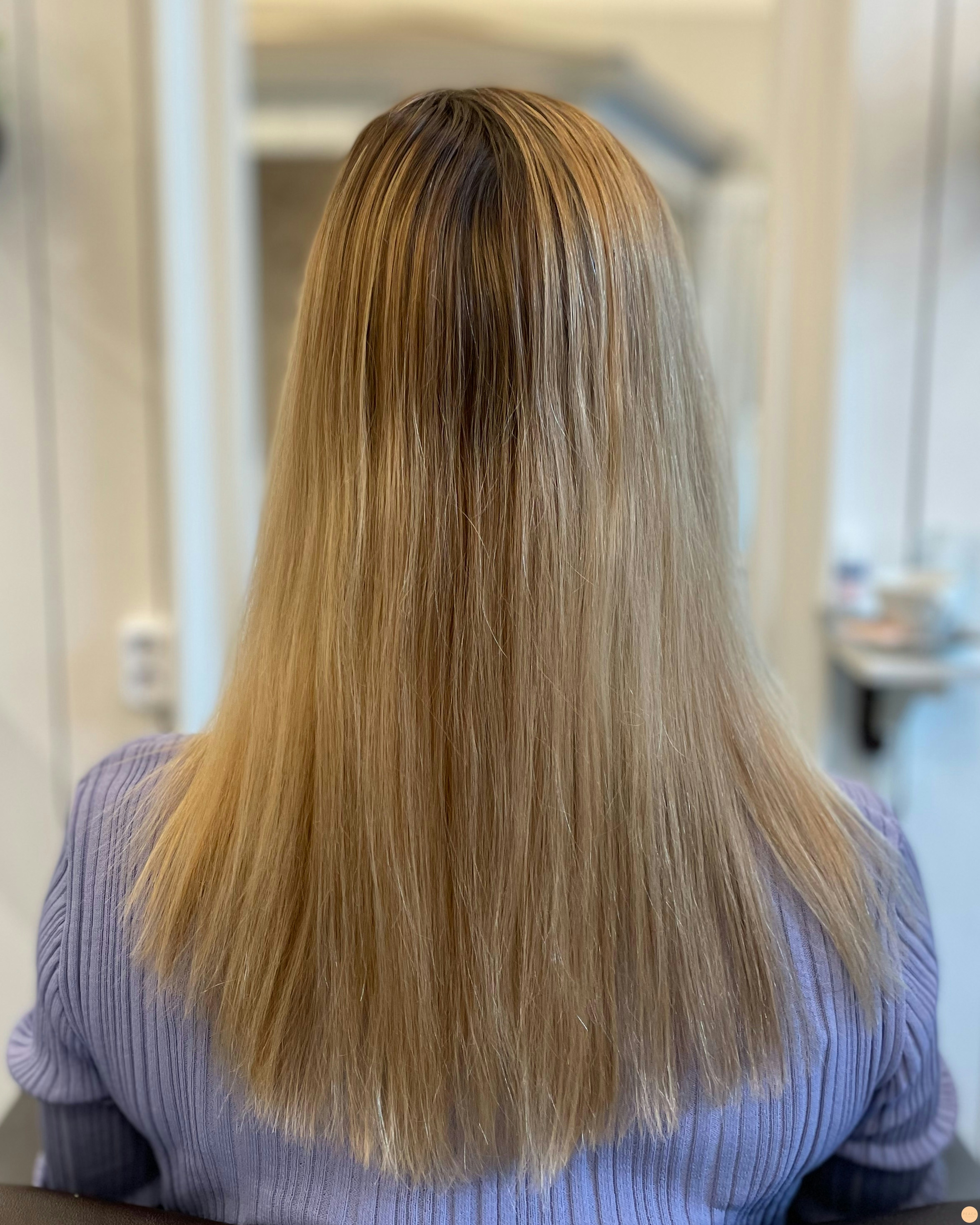 Beige blond hårfärg