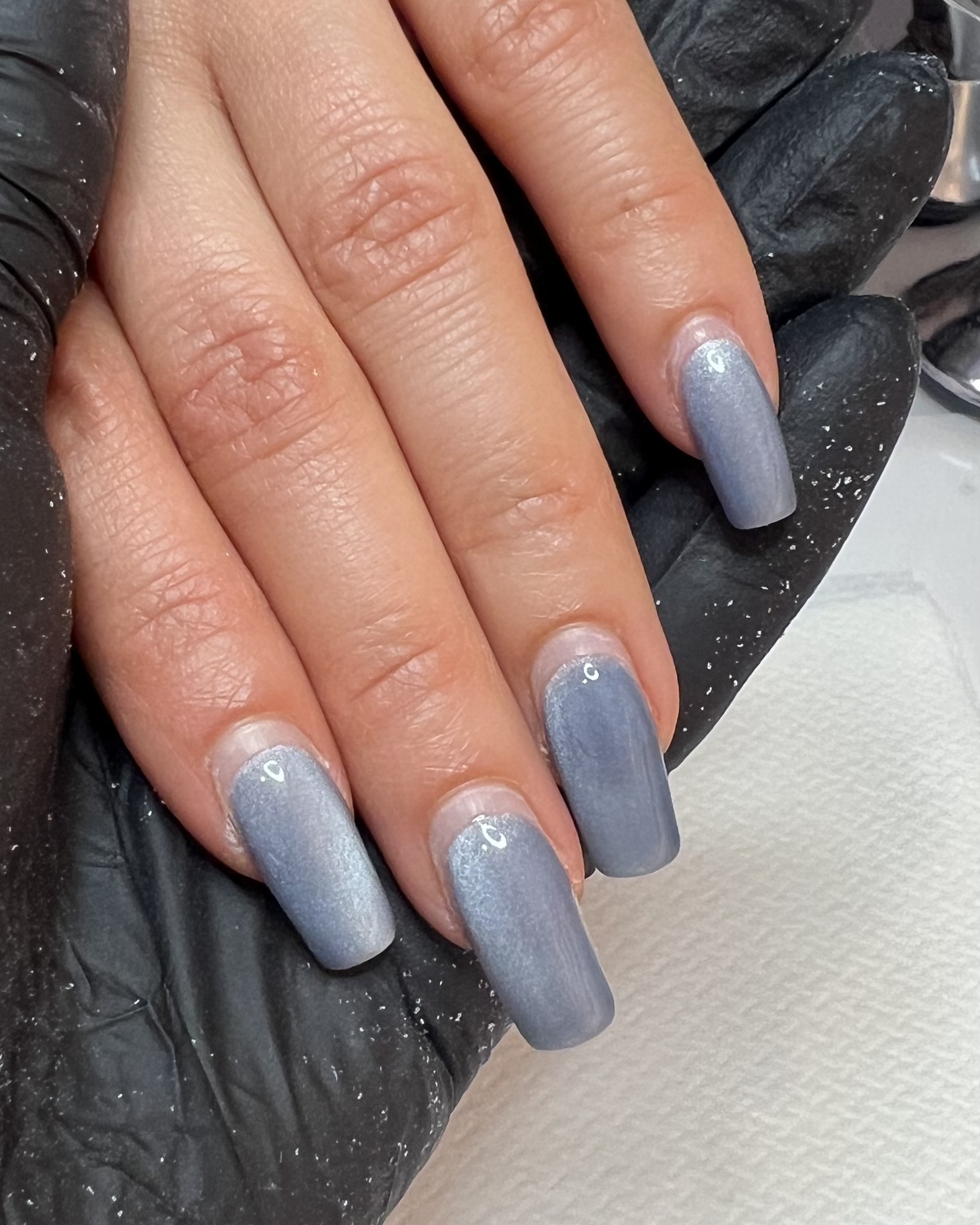 Natural milky nails 🤍