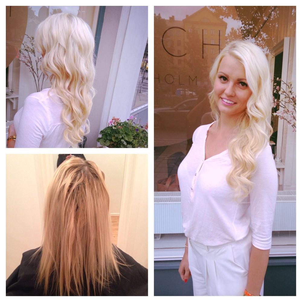 Somriga blonda extensions
