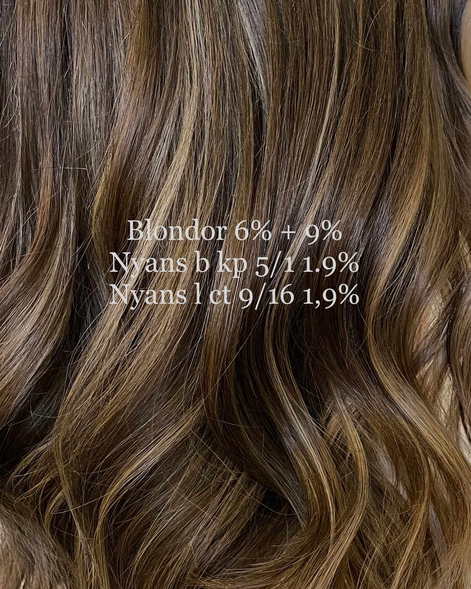 Brown hair with a touch of beige