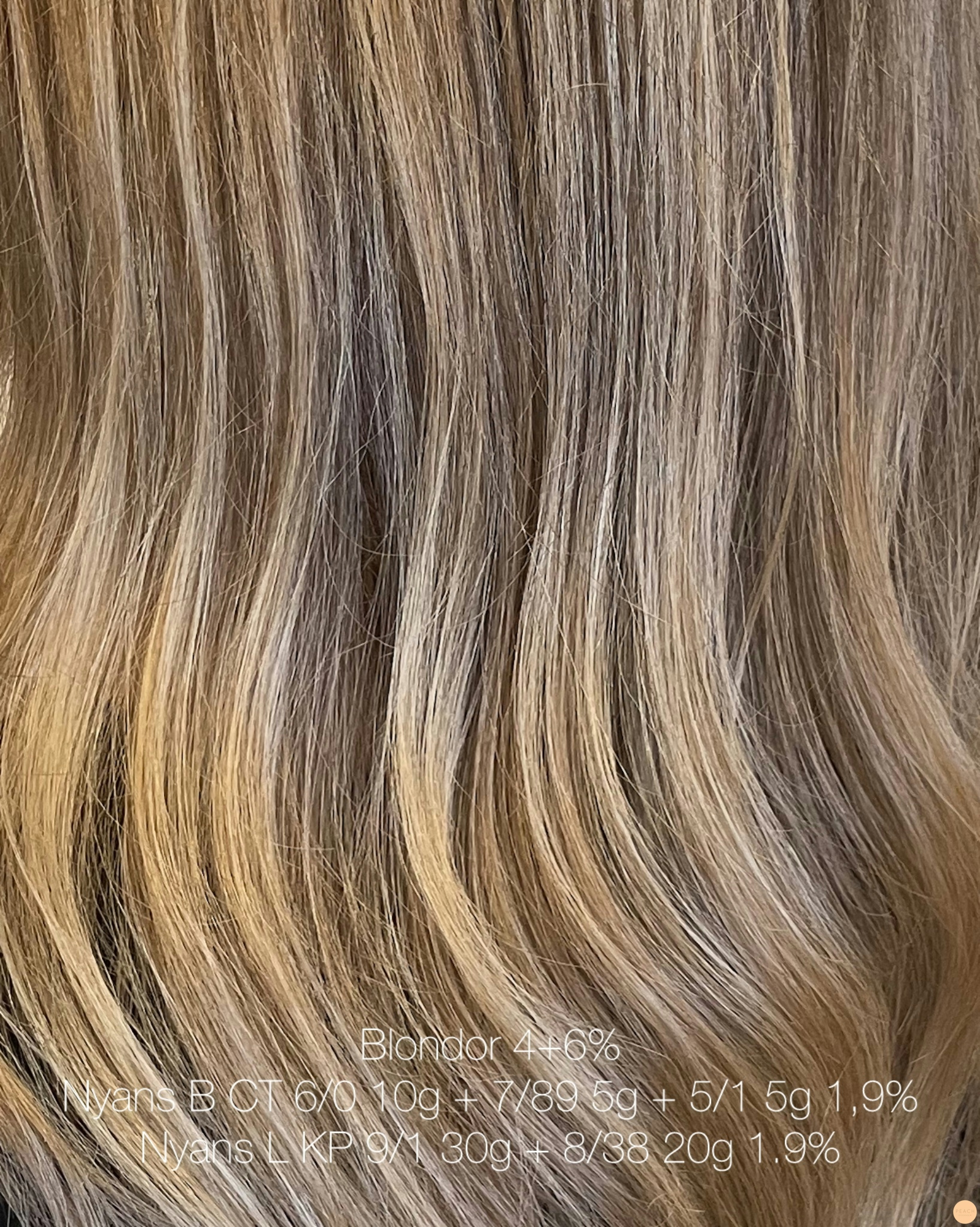 Blonda slingor med en beige nyans ✨