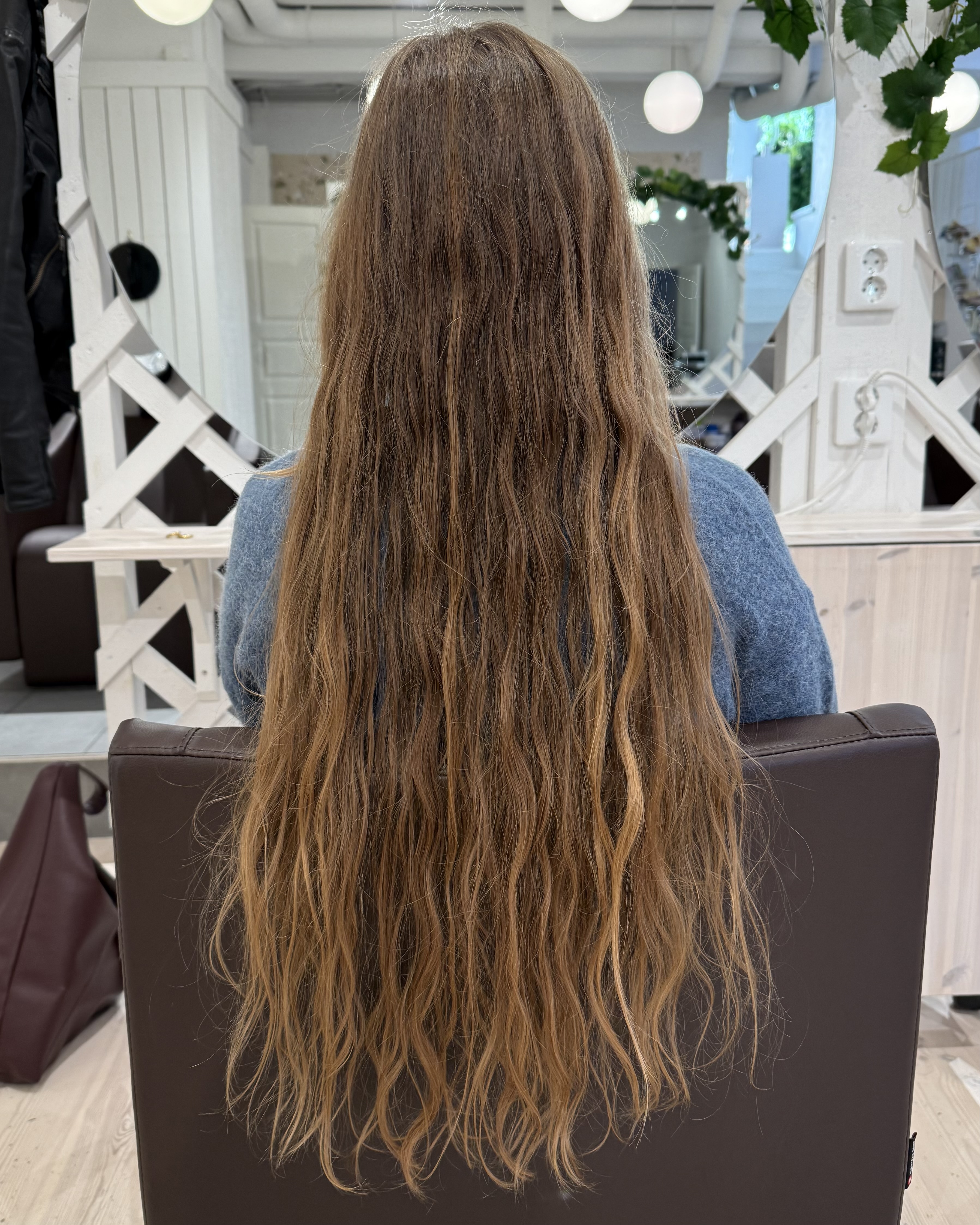 Röd koppar hårfärg