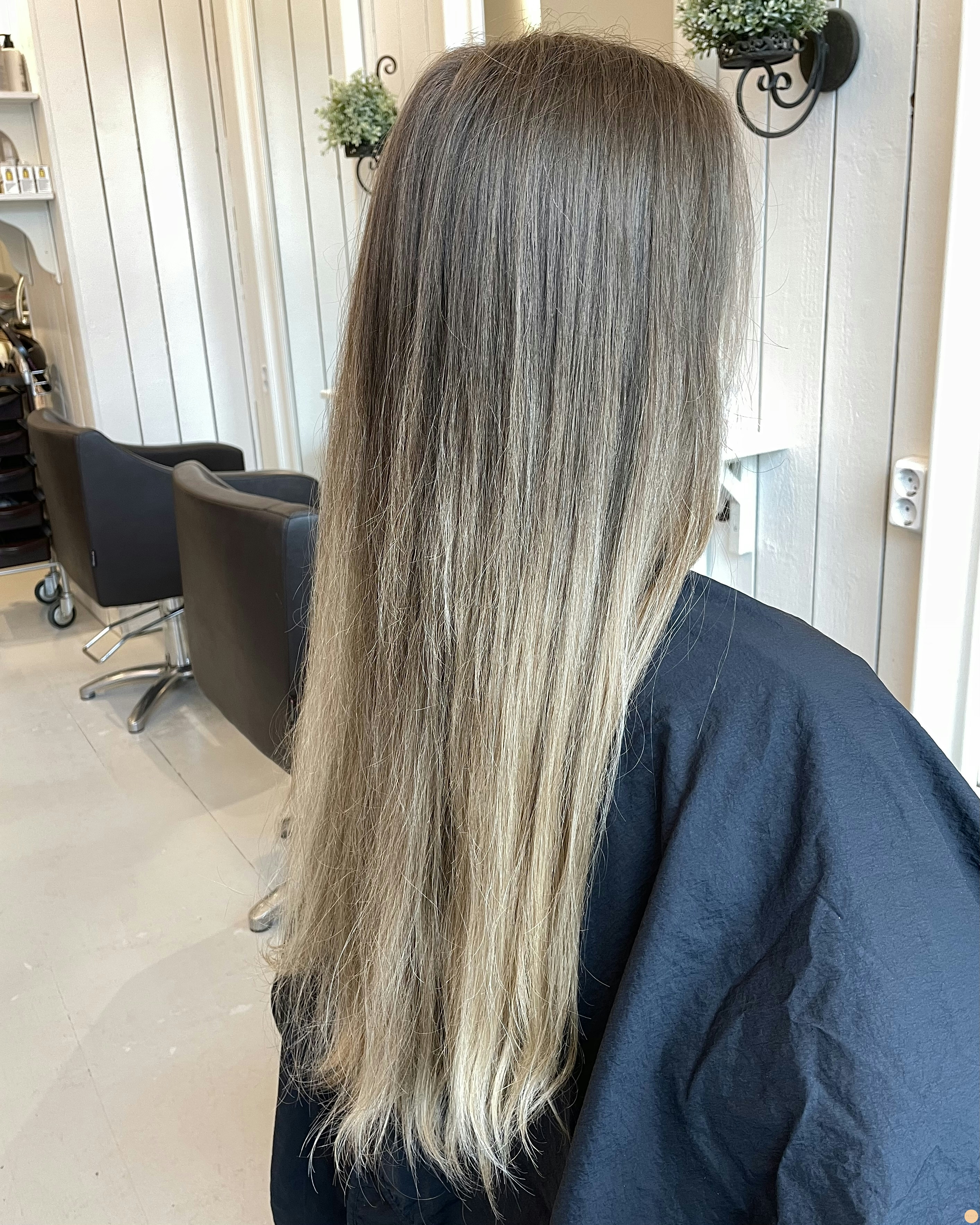 Gardinlugg & balayageslingor, för att få en naturlig look.