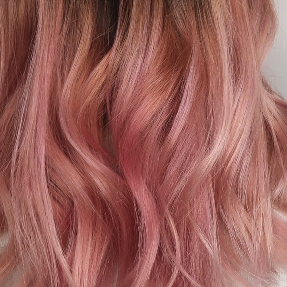 Pink hair