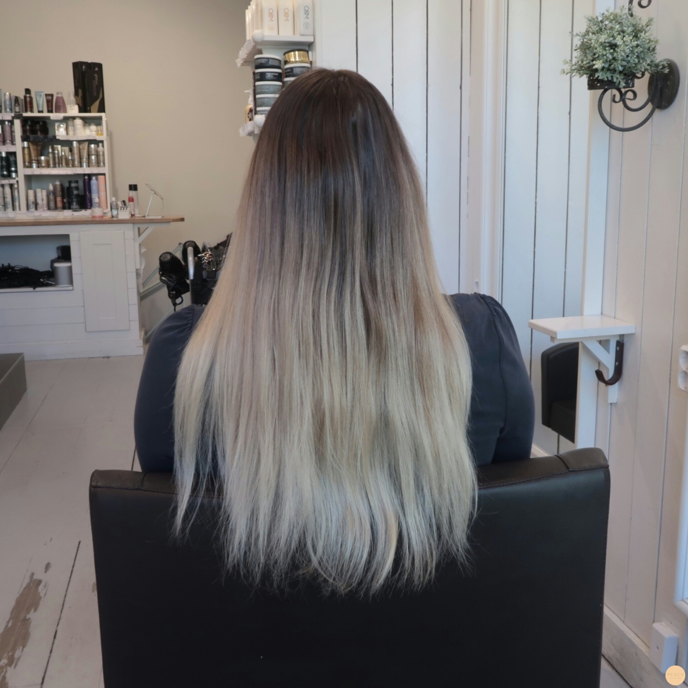 Lyxig blond med rootshadow