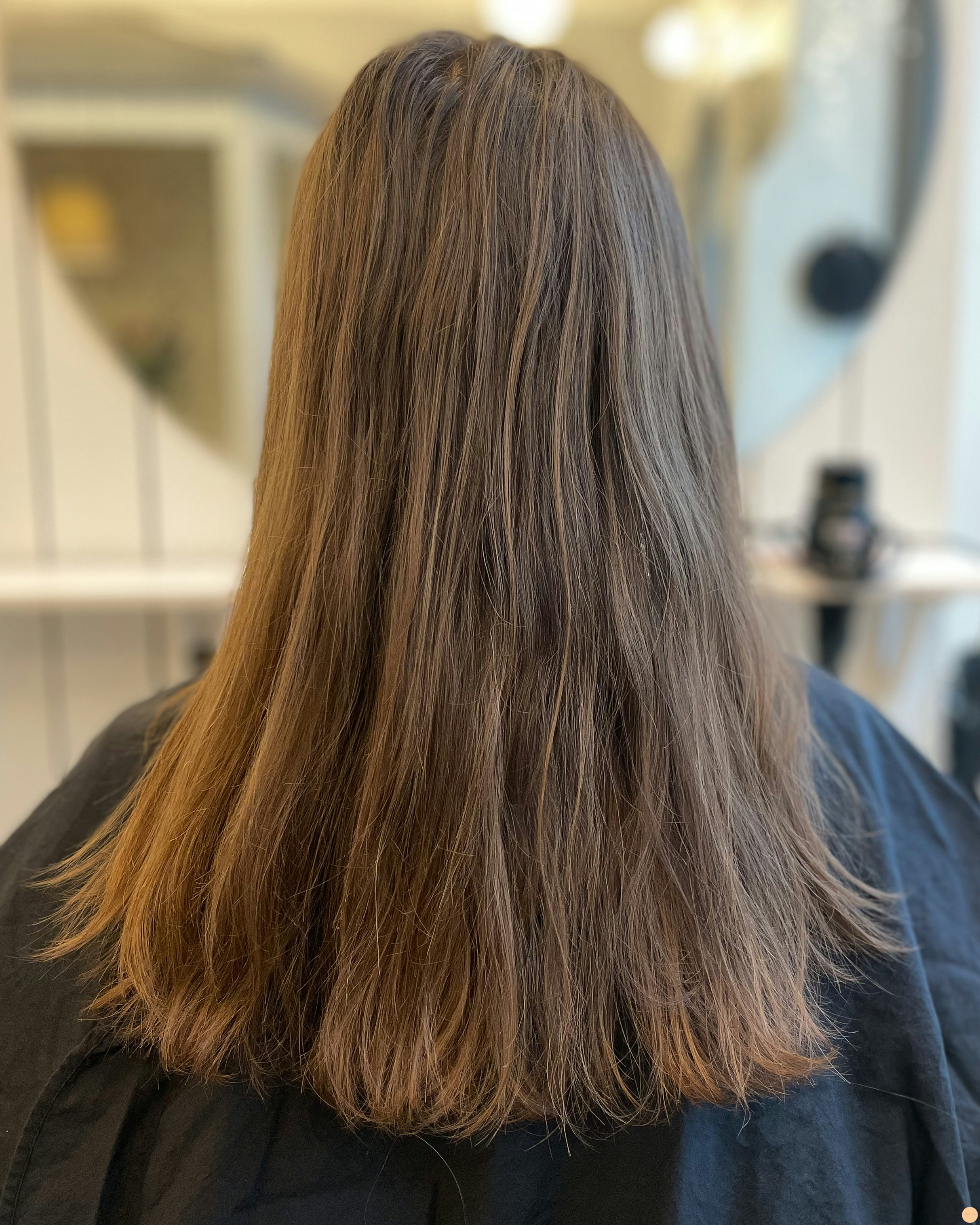 Brown hair with a touch of beige