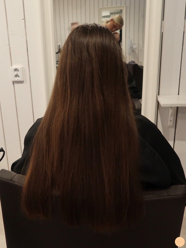 Balayage brown hair