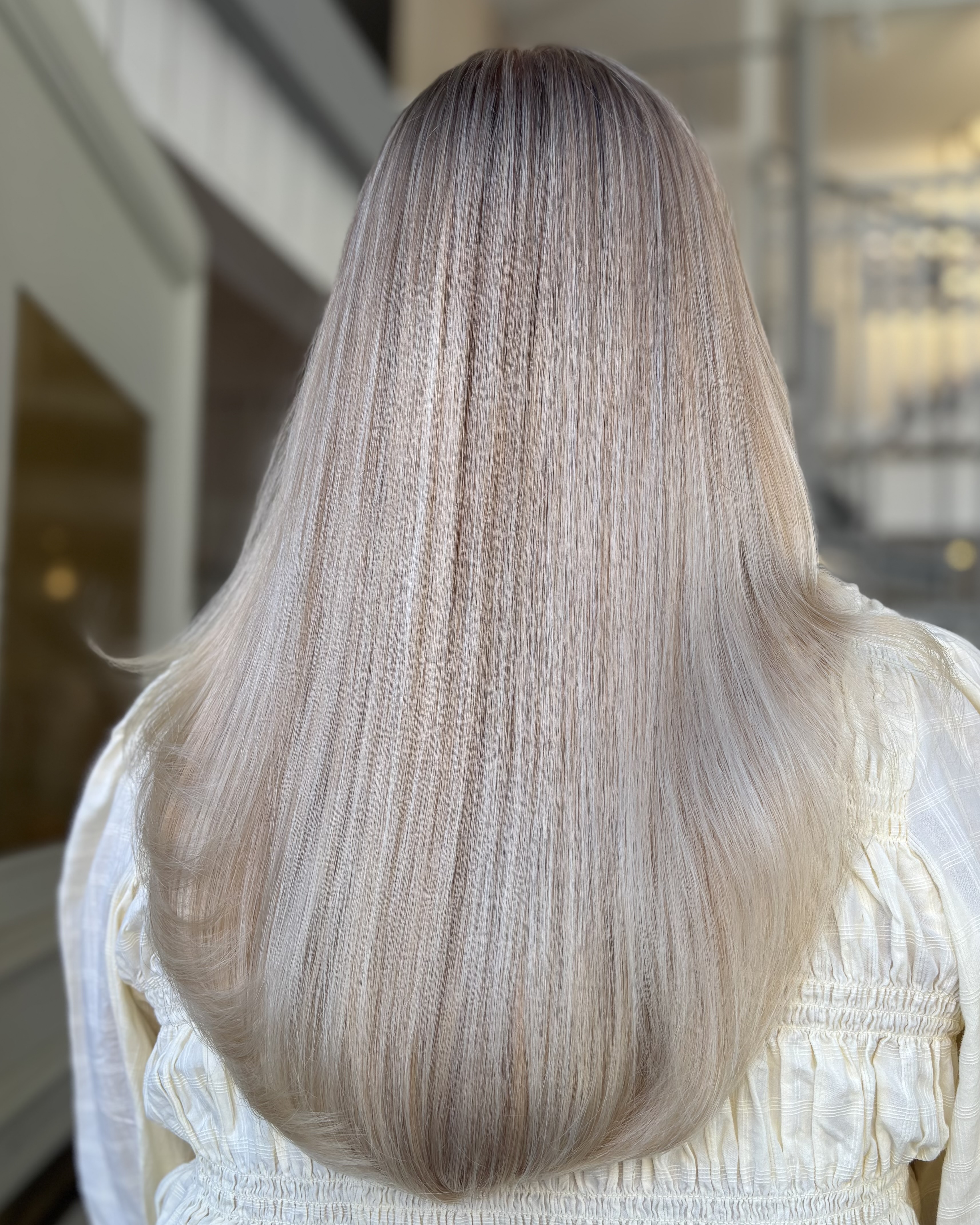 Vaniljblond hårfärg