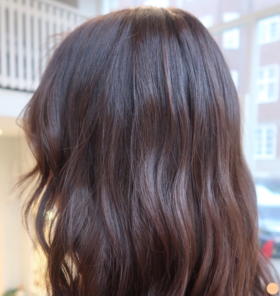 Chokladbrun hårfärg