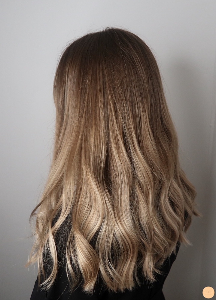 Bronde balayage hårfärg