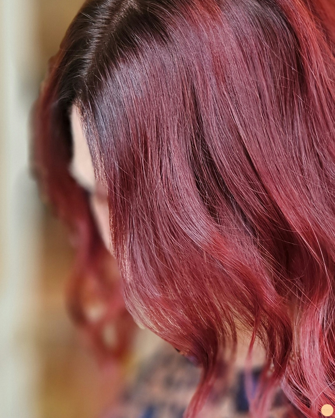Cherry pop hair color 🍒