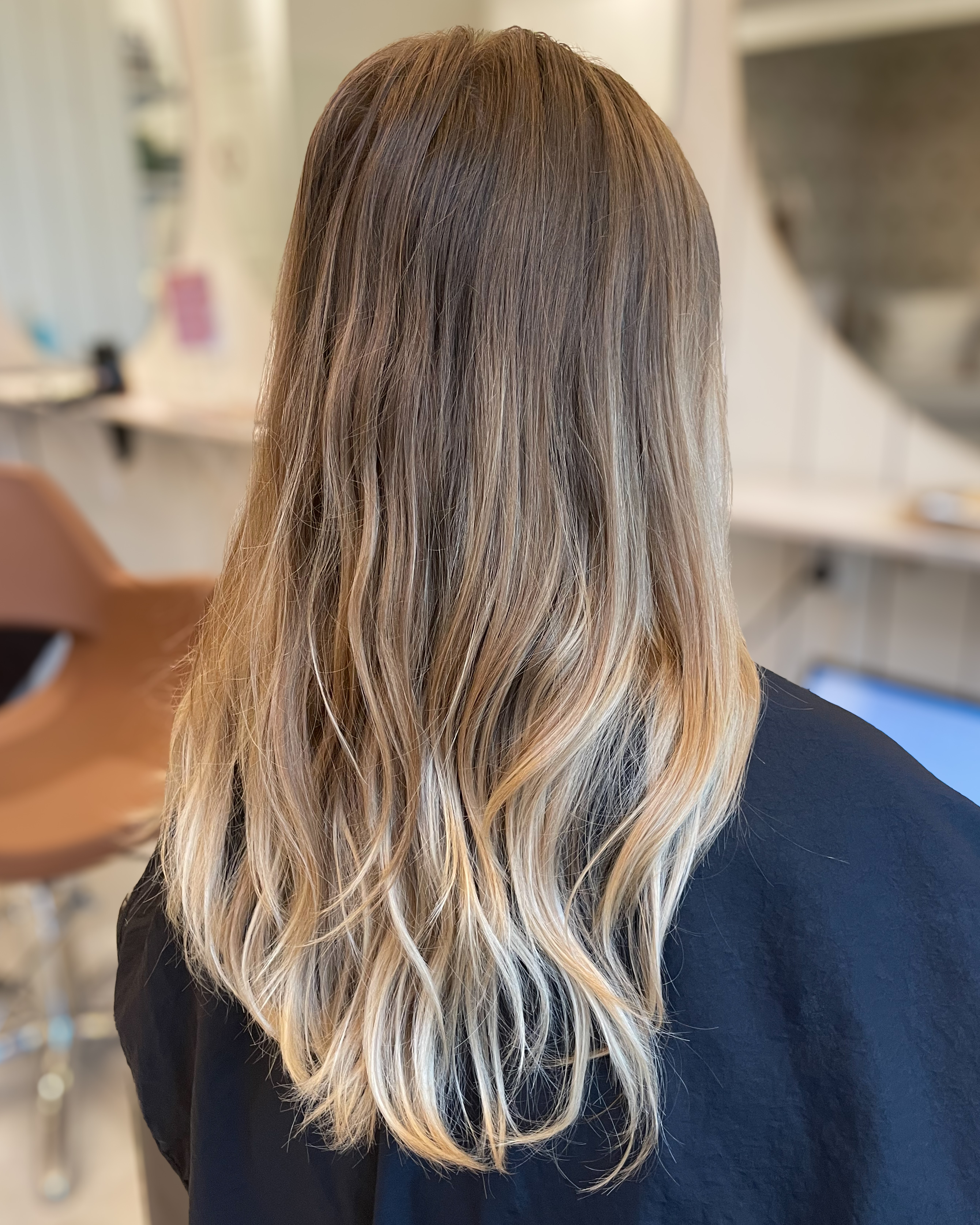 Toffee blonde hair color 💫