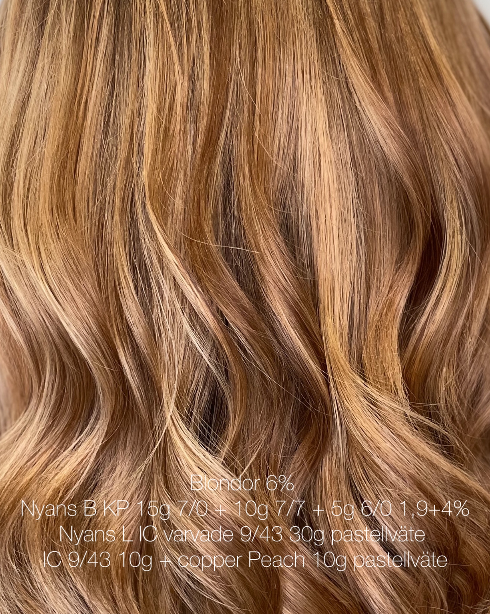 Golden copper color 🧡✨