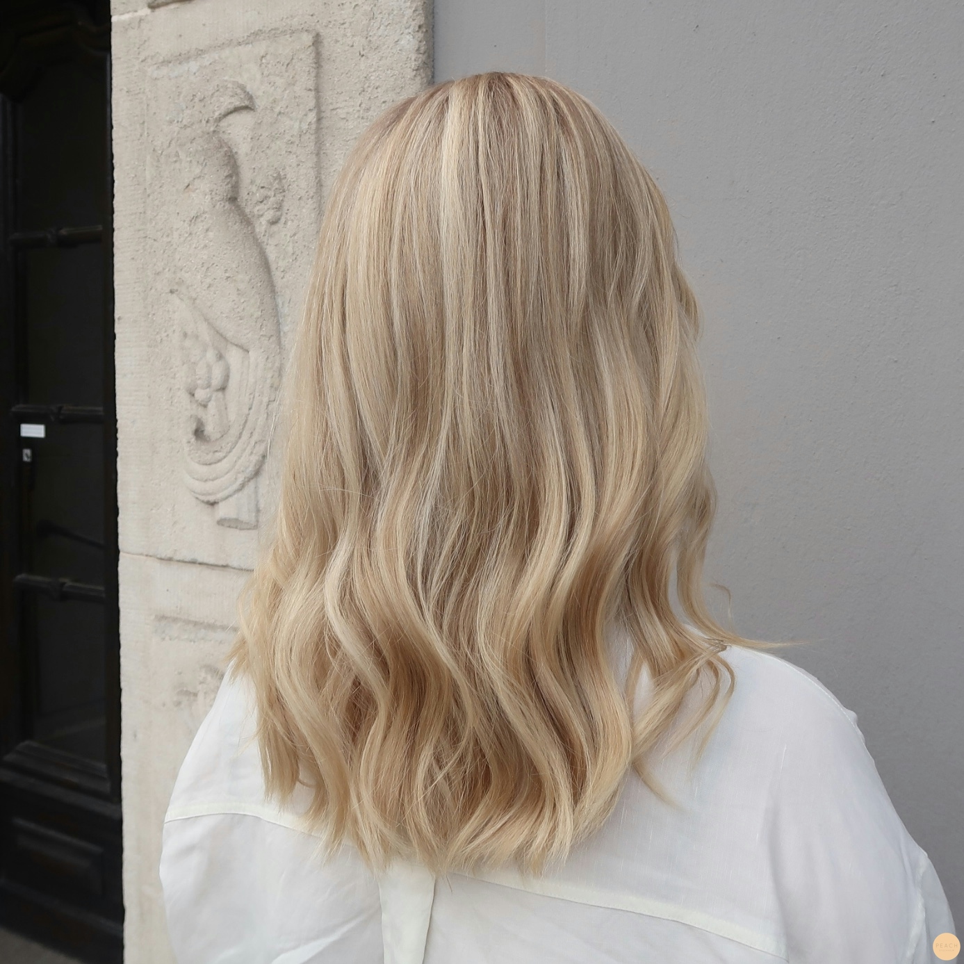 Blonde hair with highlights