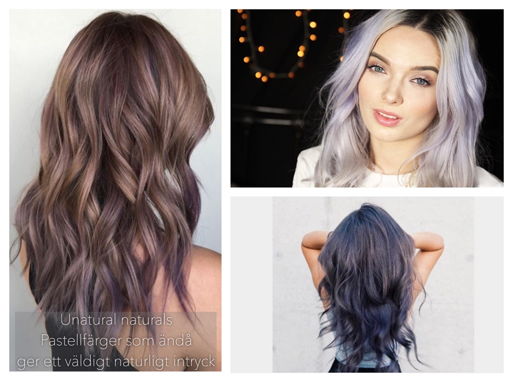 Hårtrender hösten 2016 Pastell färg Hairtrends fall 2016 pastell