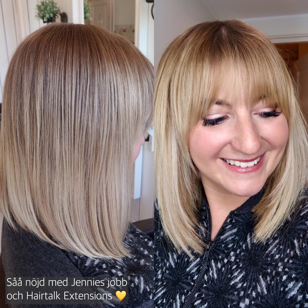 Hairtalk extensions Stockholm så nöjd med min hårförlängning!