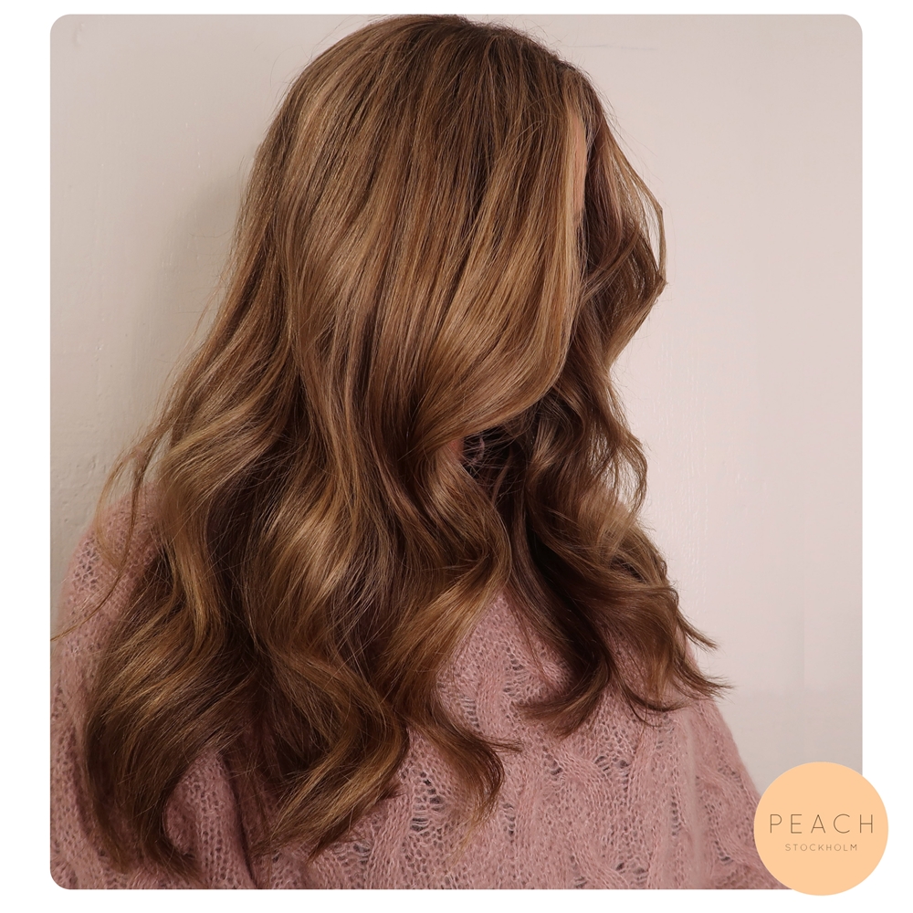 Caramel latte hair Ljusbrun karamellblond / bronde